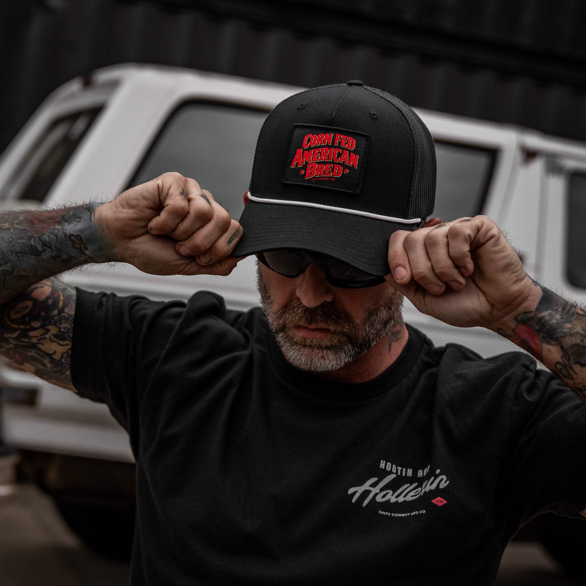 Corn Fed. American Bred. Patch Rope Snapback Hat - Image 7