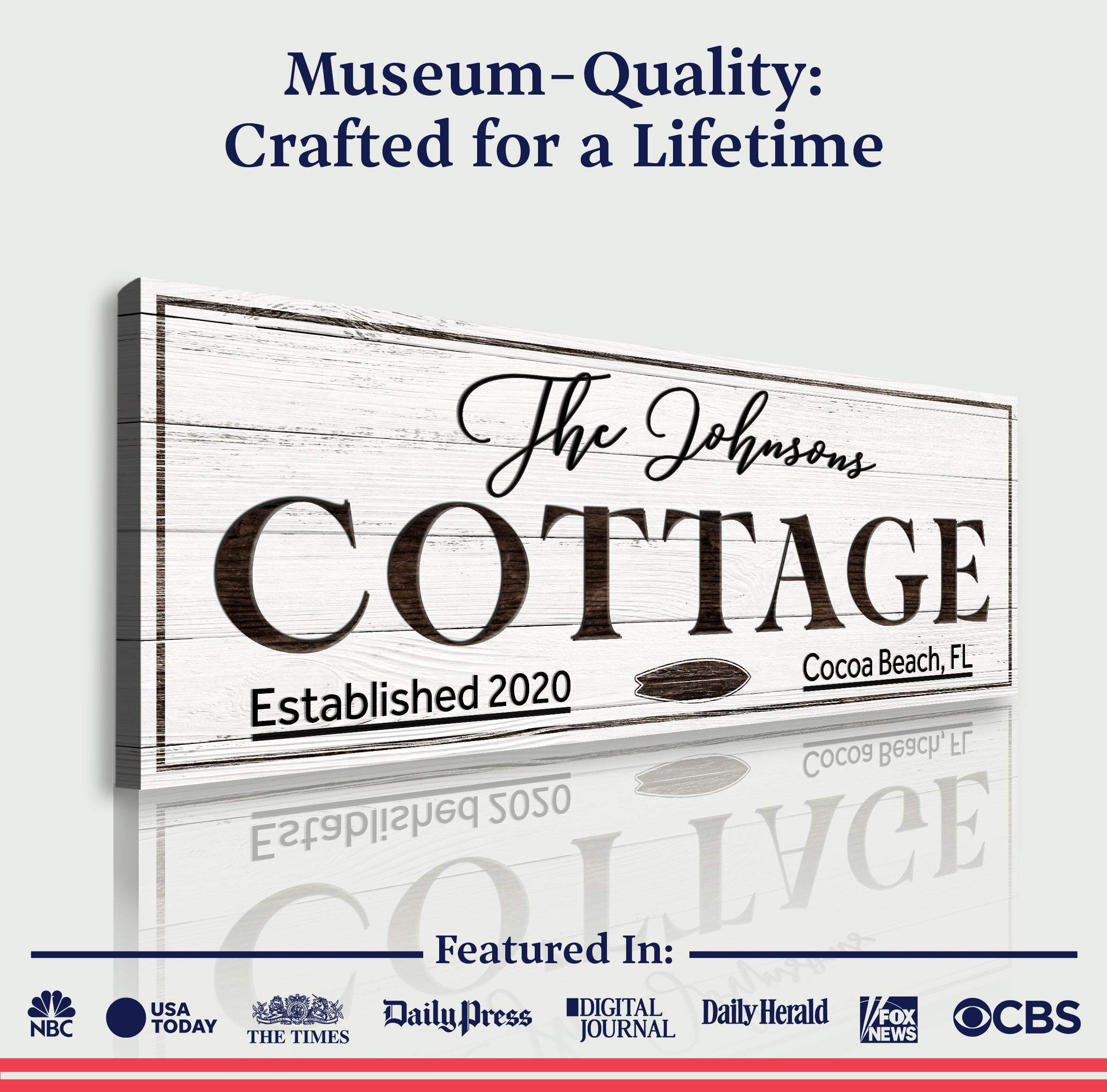 Cottage Beach House Sign - Image 4