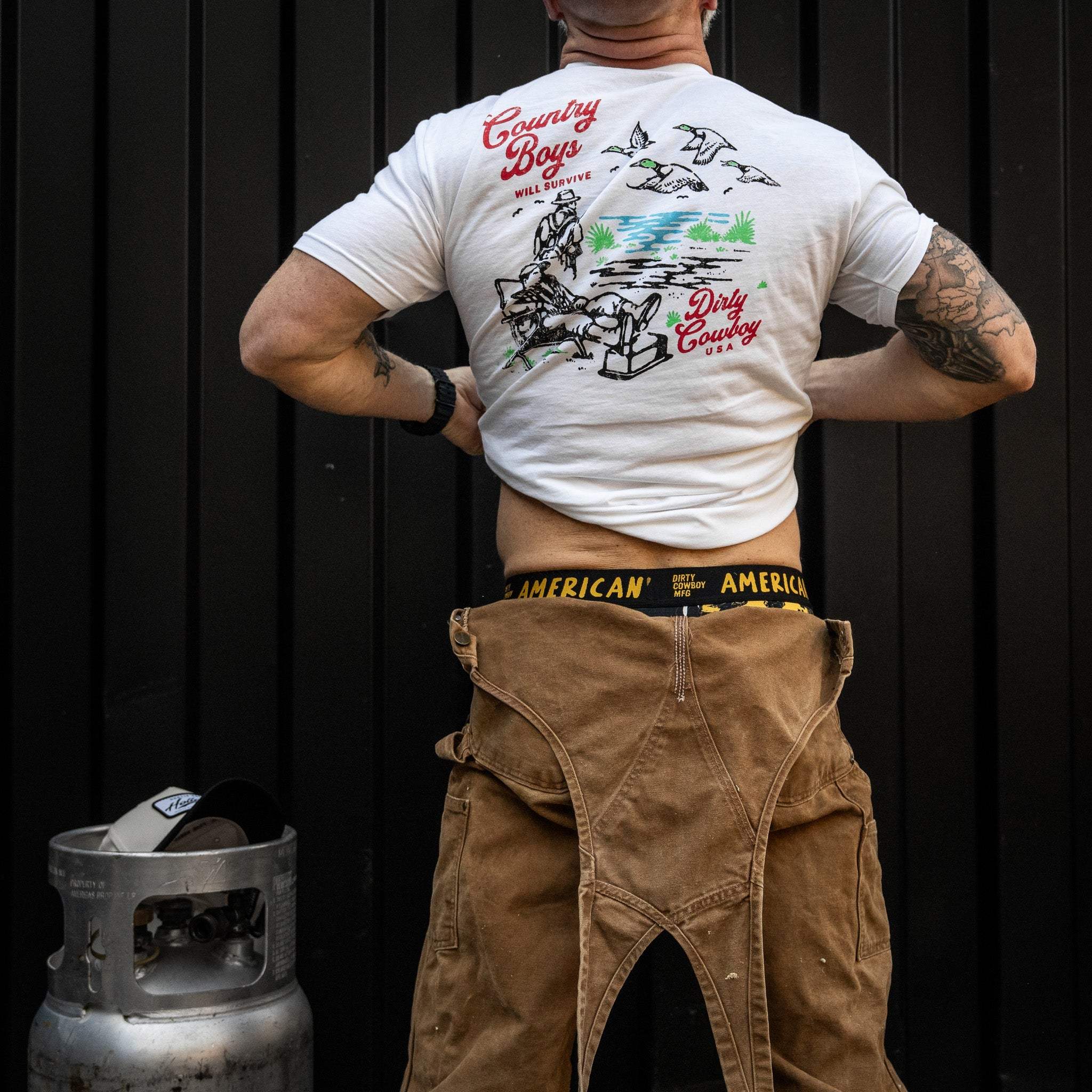 Country Boy's Will Survive Men's T-Shirt - Image 11