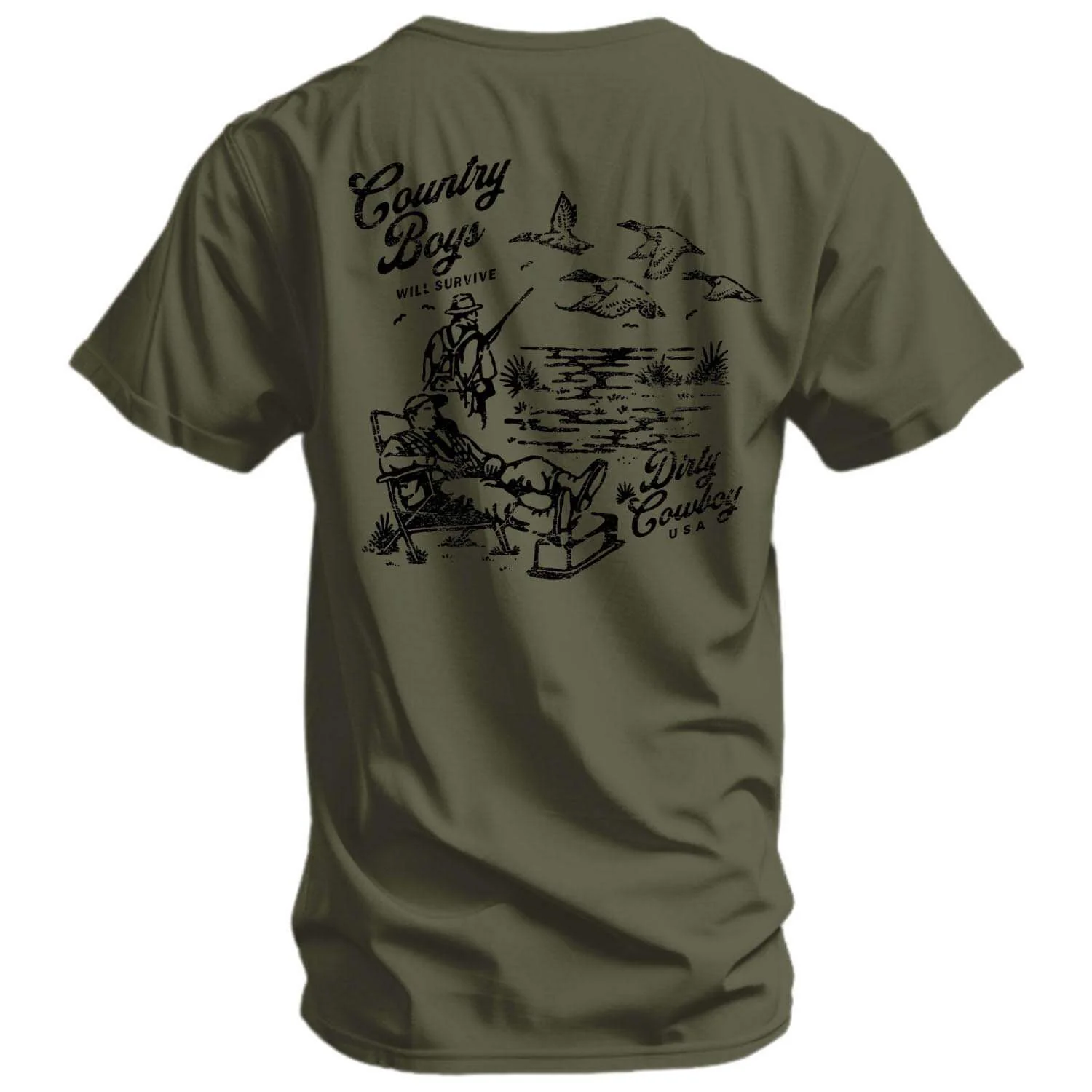 Country Boy's Will Survive Men's T-Shirt - Image 12
