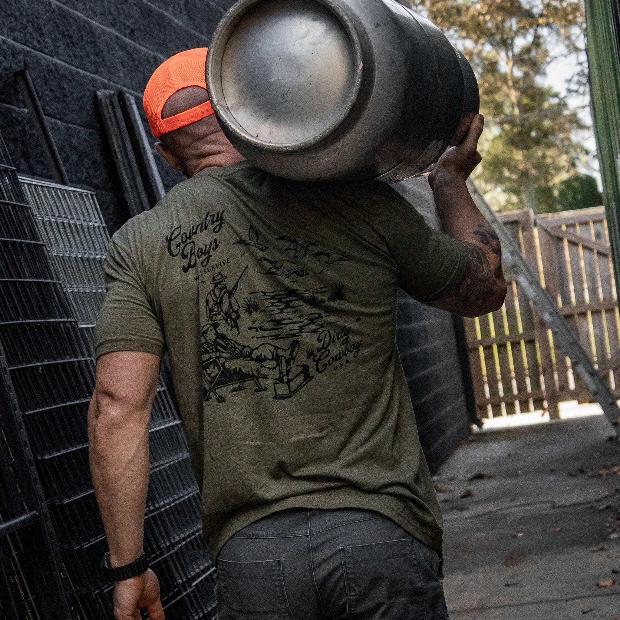 Country Boy's Will Survive Men's T-Shirt - Image 14