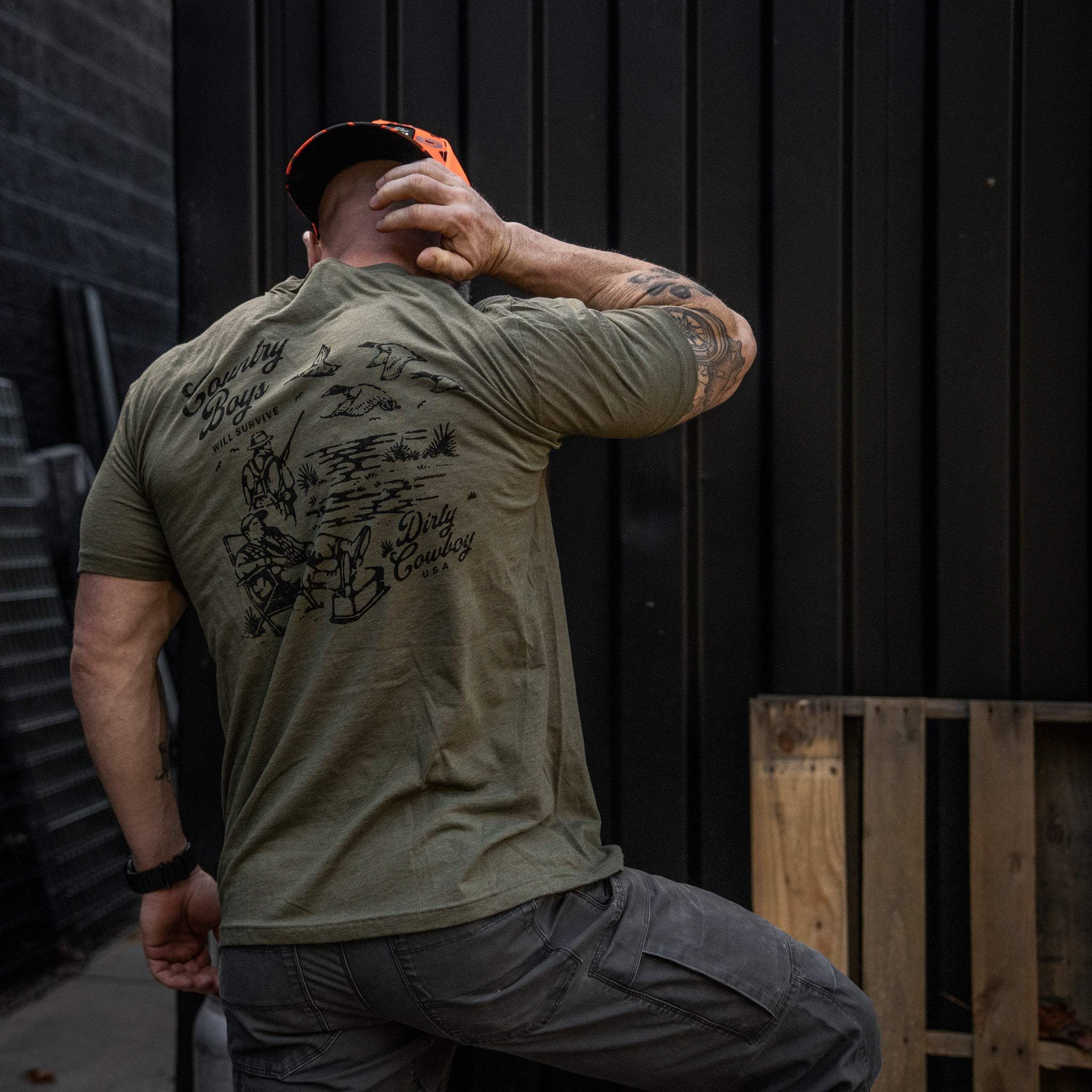 Country Boy's Will Survive Men's T-Shirt - Image 19