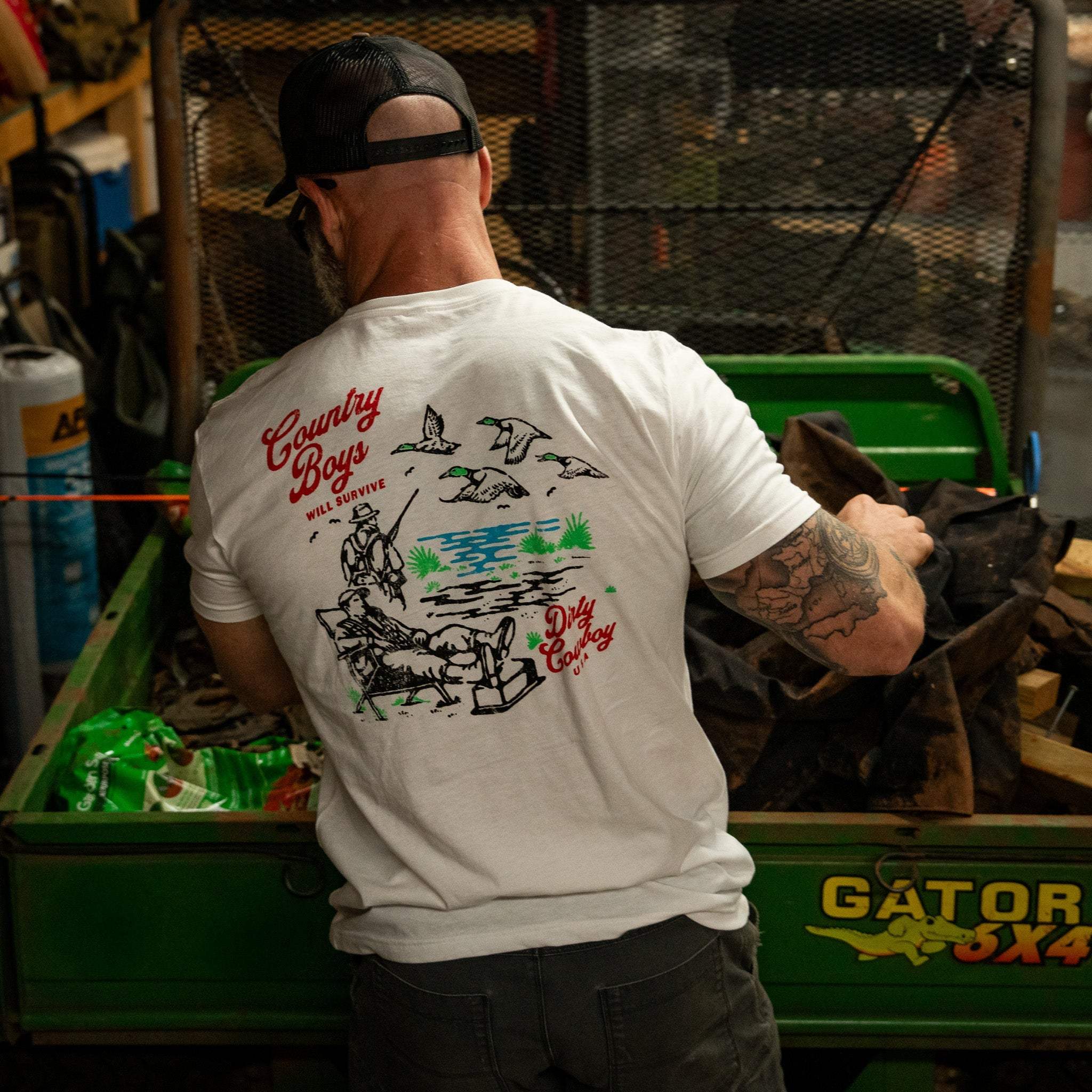 Country Boy's Will Survive Men's T-Shirt - Image 7