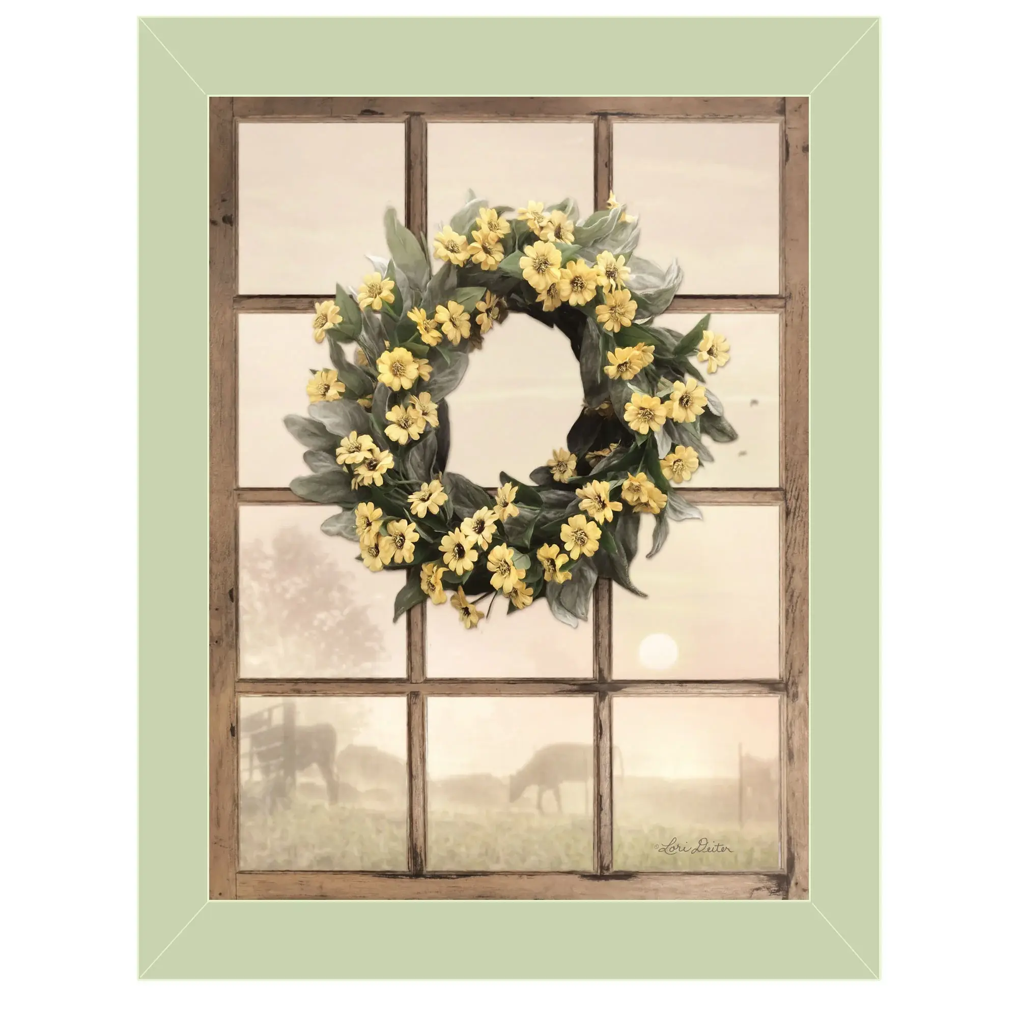 Country Gazing Framed Print Wall Art - Image 2