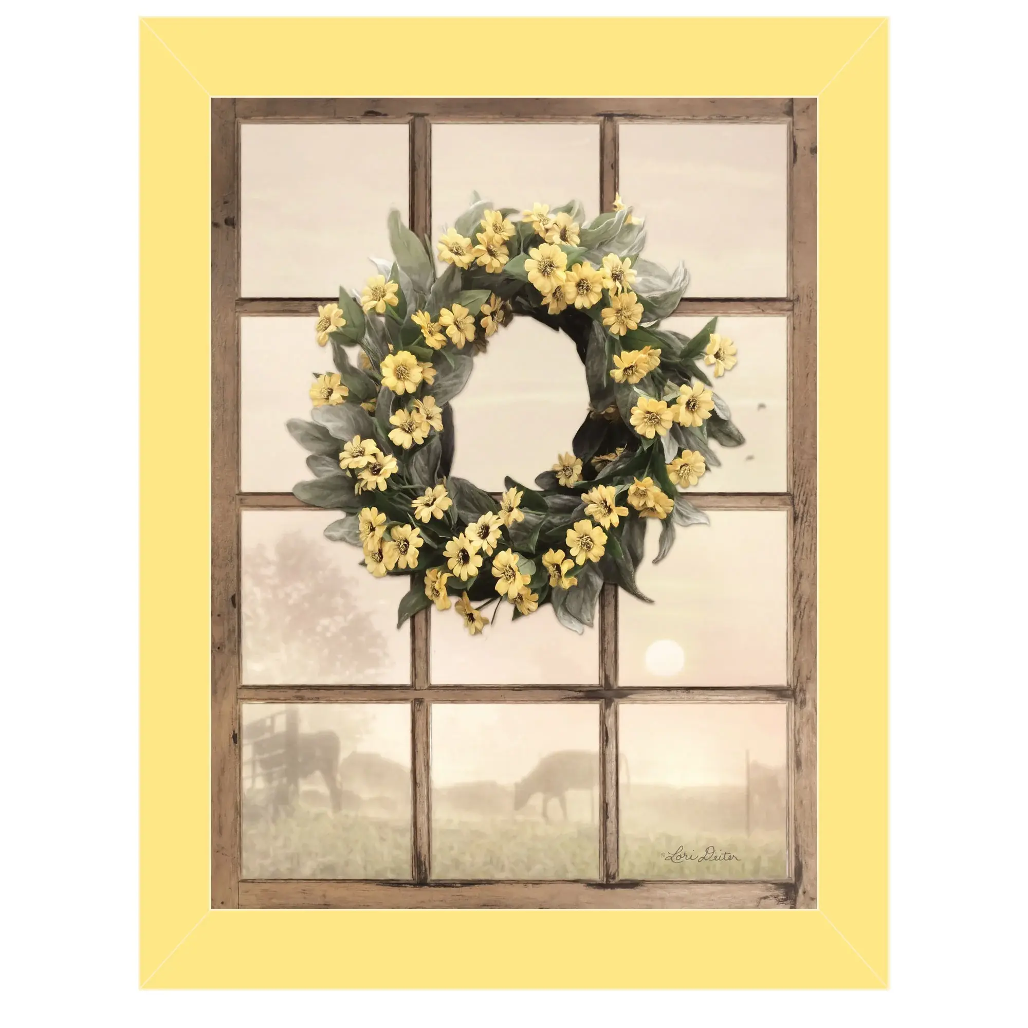 Country Gazing Framed Print Wall Art - Image 2