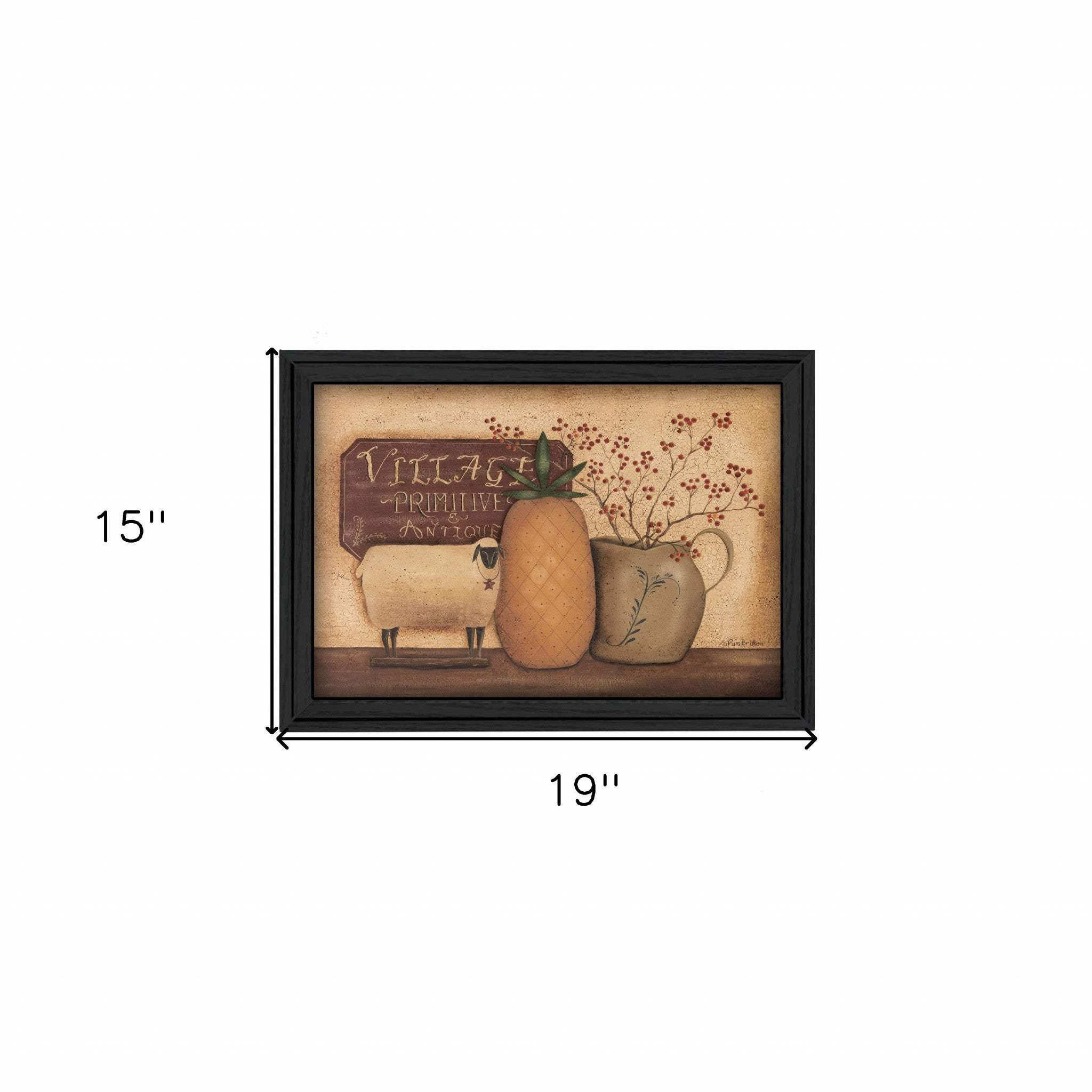Country Necessities Black Framed Print Bathroom Wall Art - Image 5