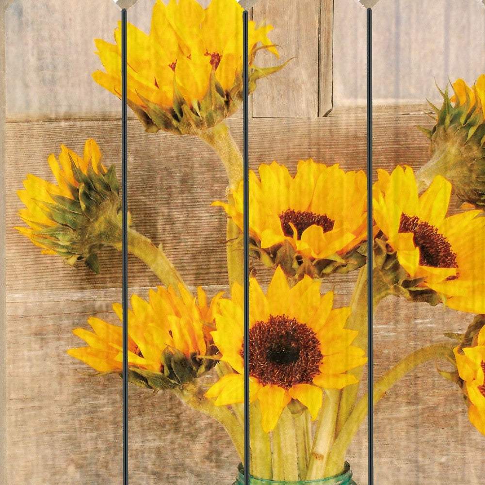 Country Sunflowers Unframed Print Wall Art - Image 3