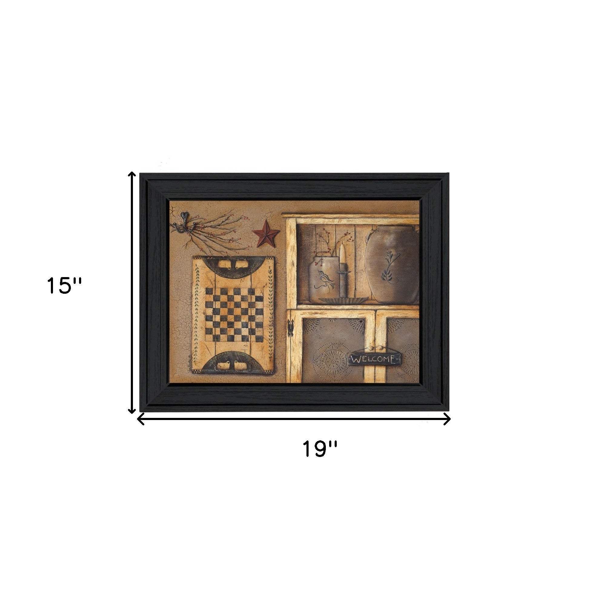 Country Treasures Black Framed Print Wall Art - Image 7