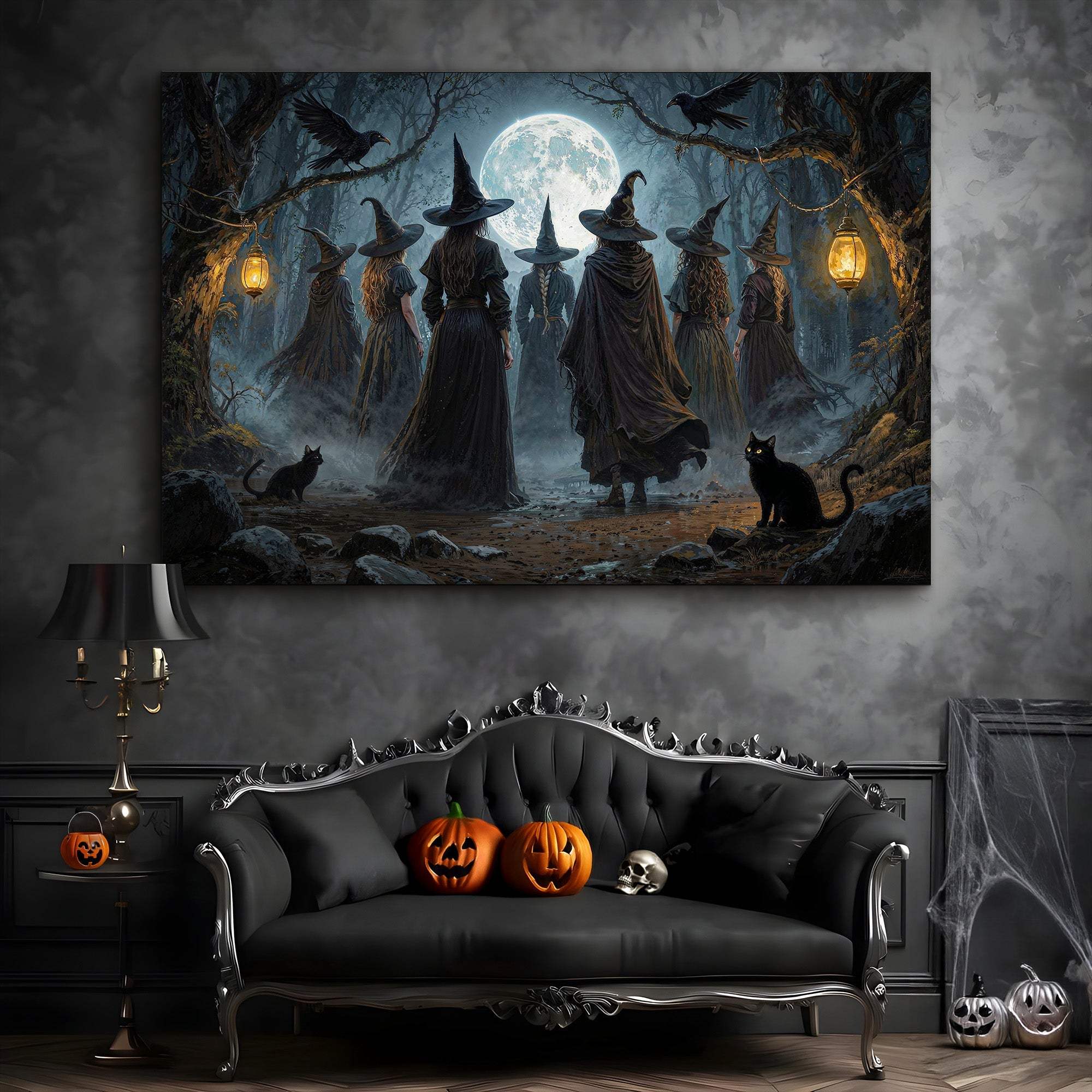 Coven of Witches Halloween Wall Art - Image 4