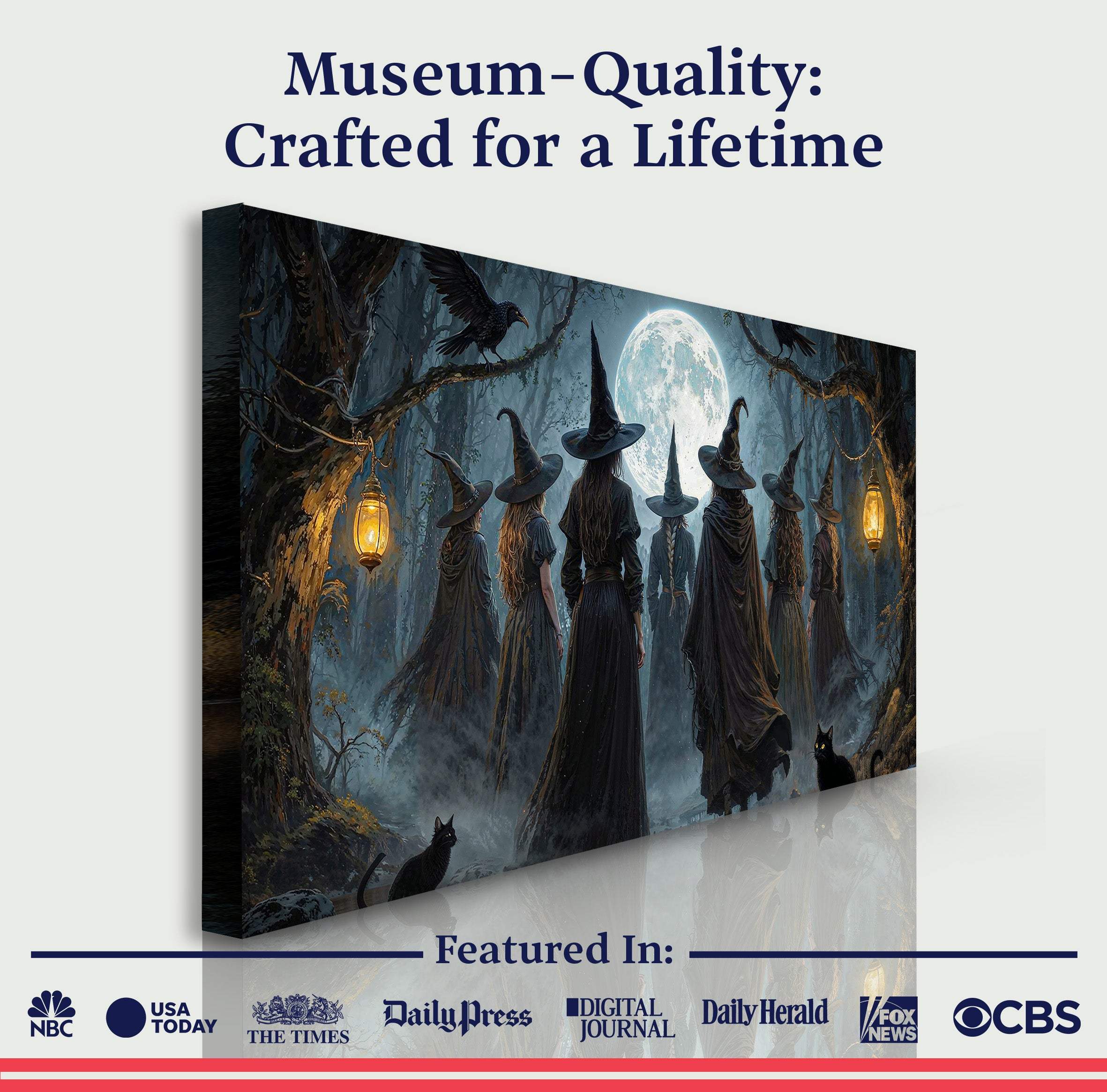 Coven of Witches Halloween Wall Art - Image 6
