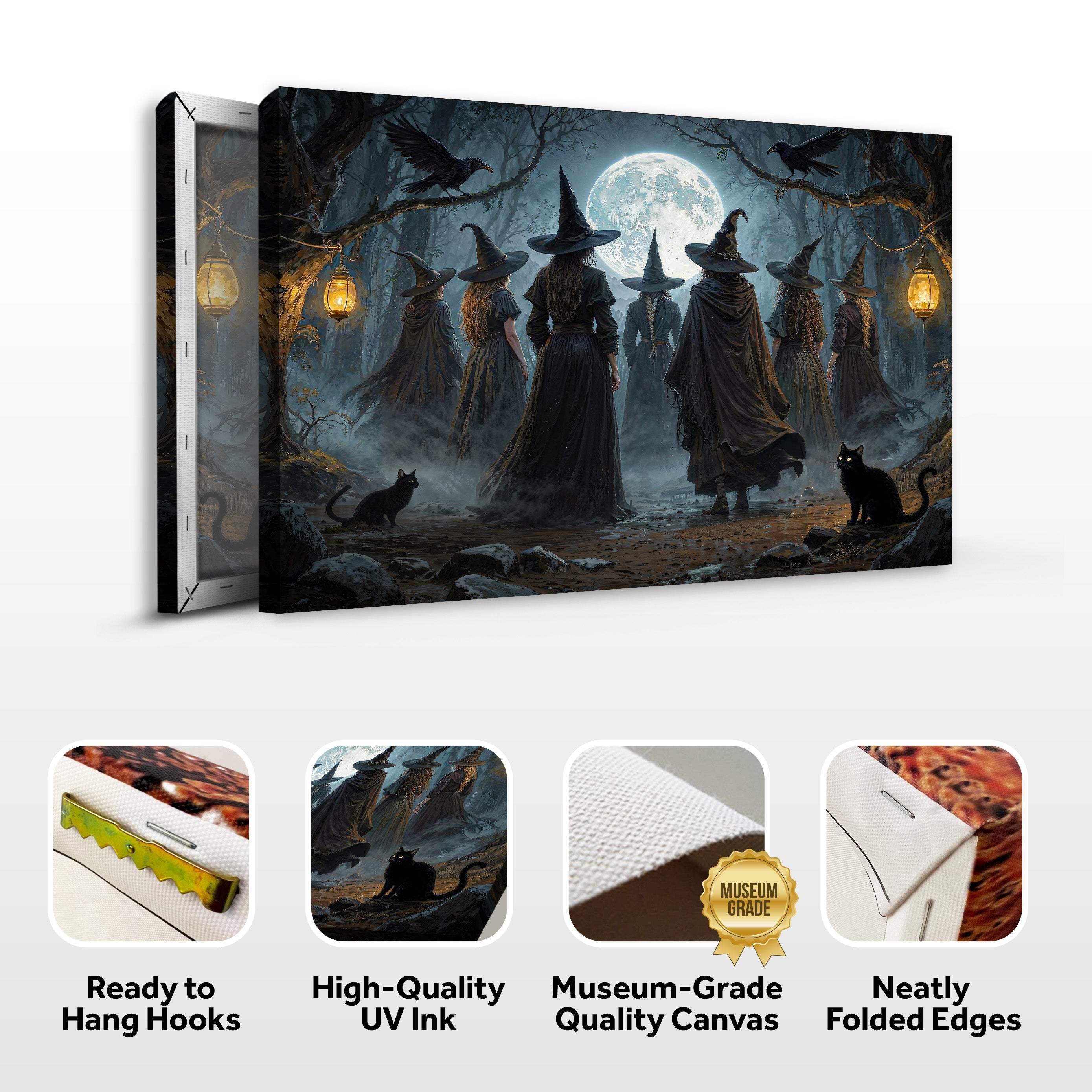 Coven of Witches Halloween Wall Art - Image 8