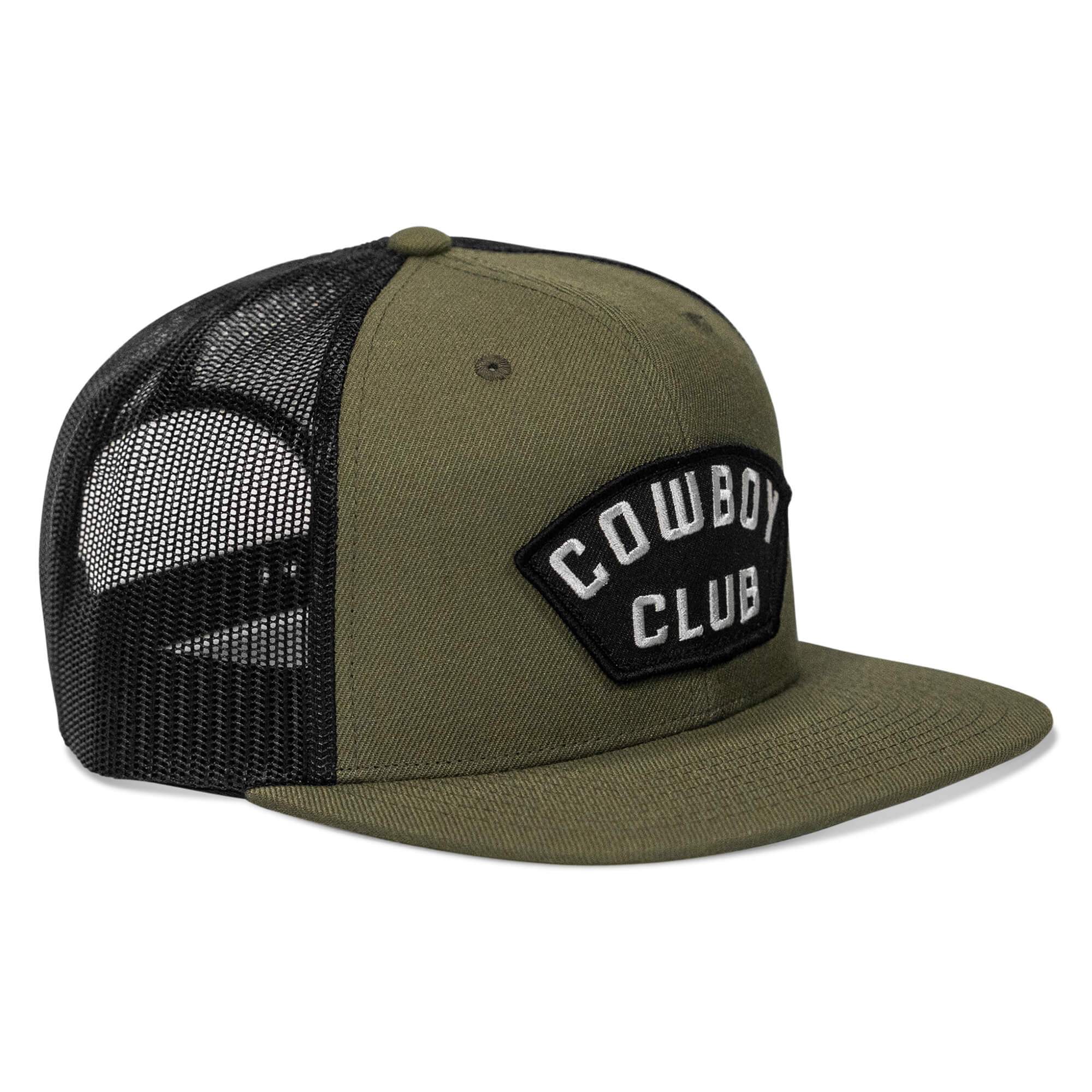 Cowboy Club Patch Flatbill Snapback Hat - Image 7