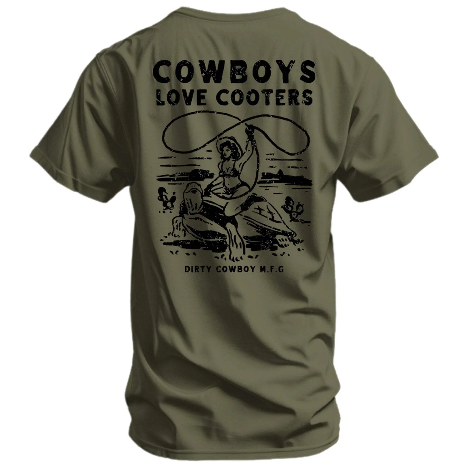 Cowboys Love Cooters Men's T-Shirt - Image 8