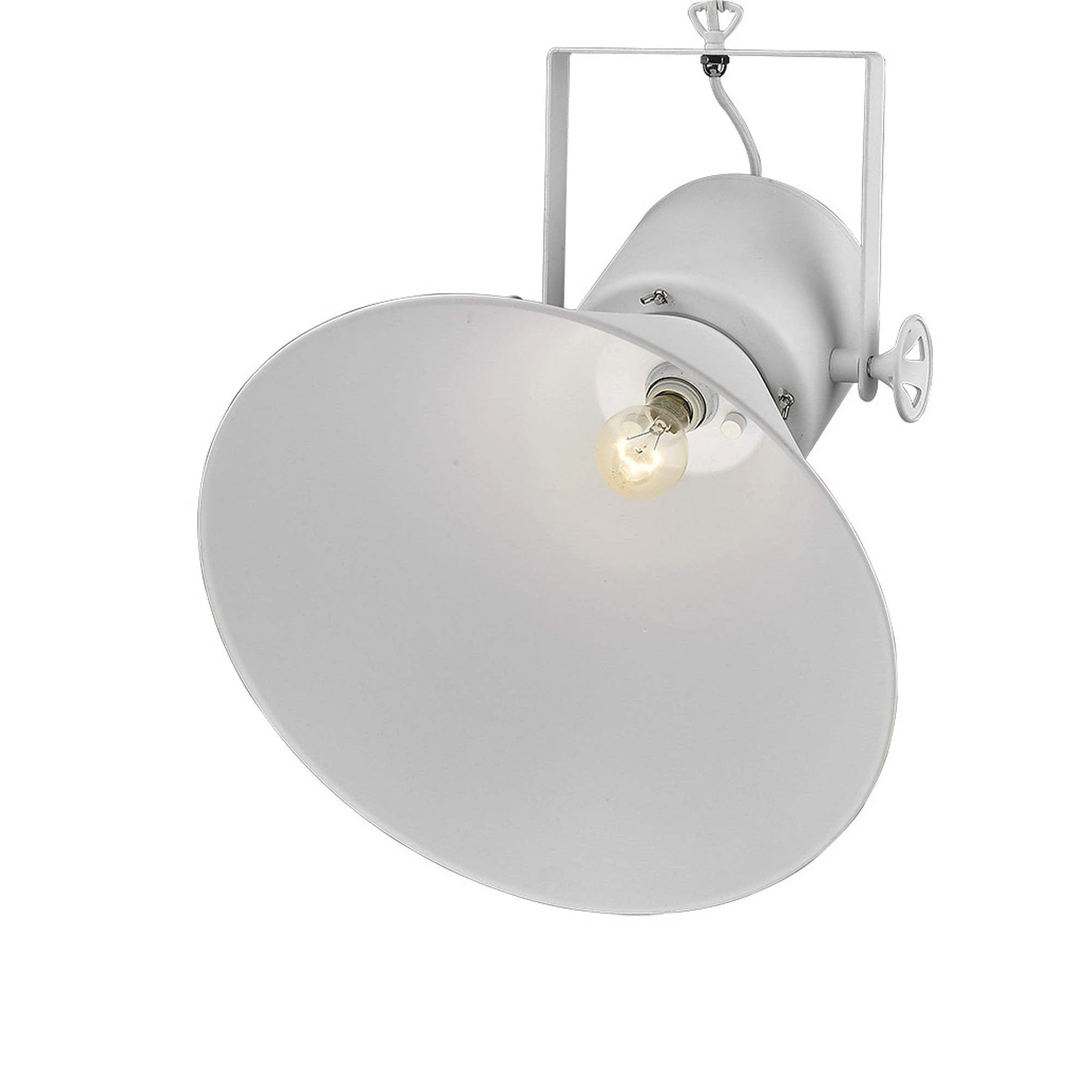 Crew 1-Light White Pendant - Image 6