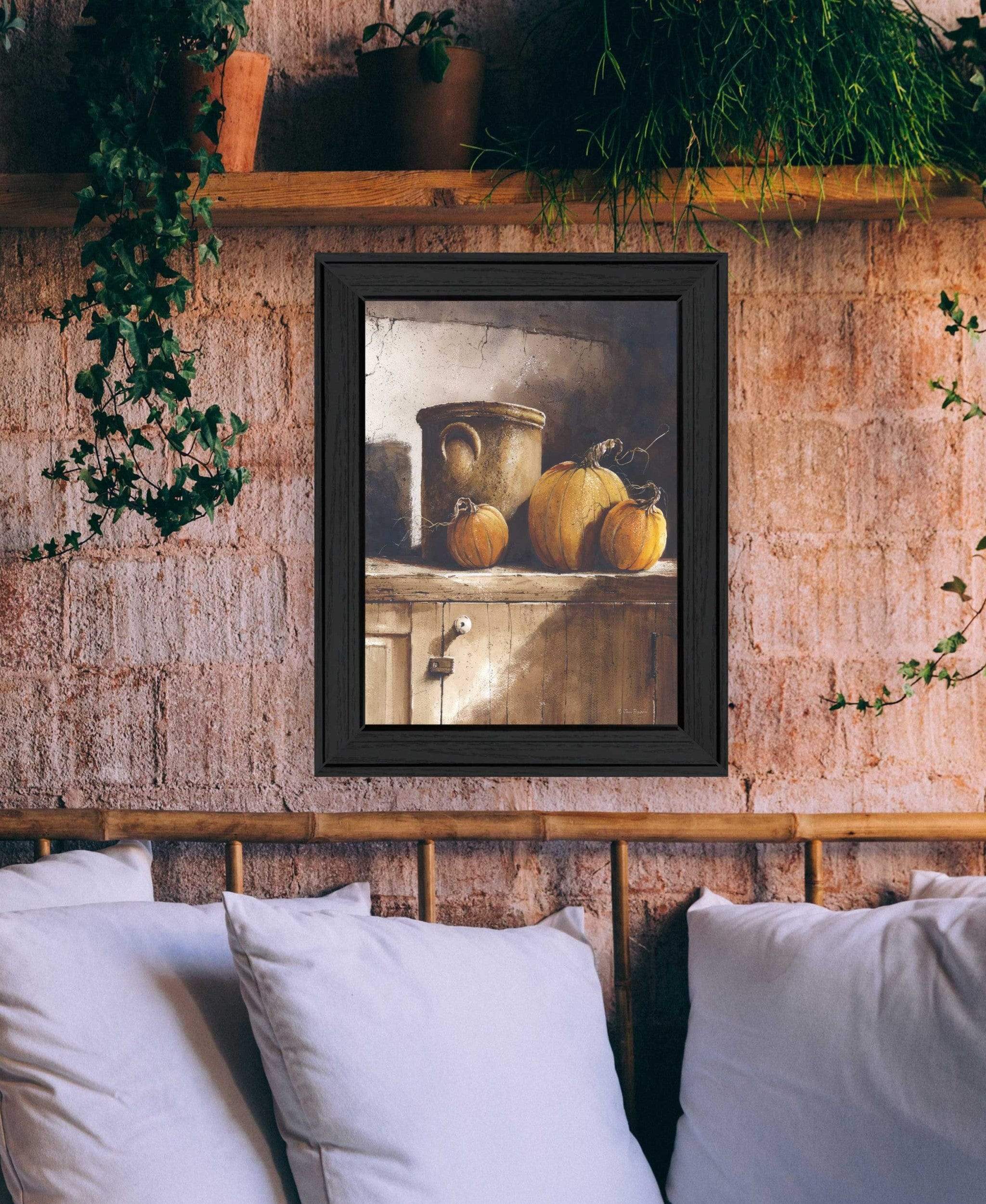 Crocks and Pumpkins Black Framed Print Wall Art - Image 5