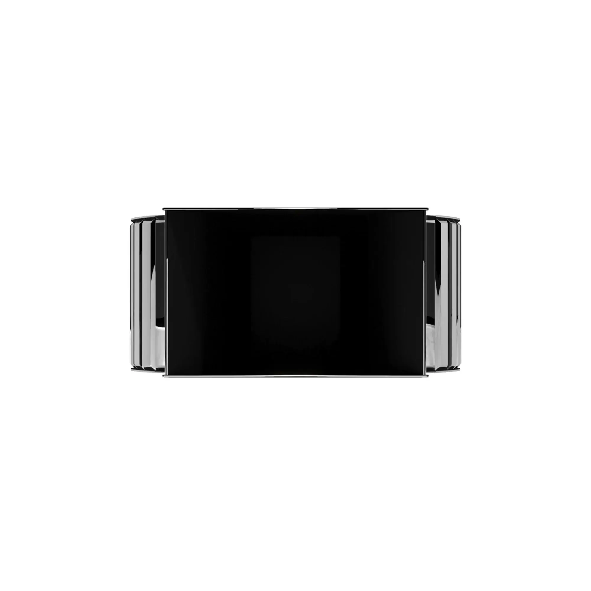 Curvy Art Deco Style Mirrored Vase - Image 5