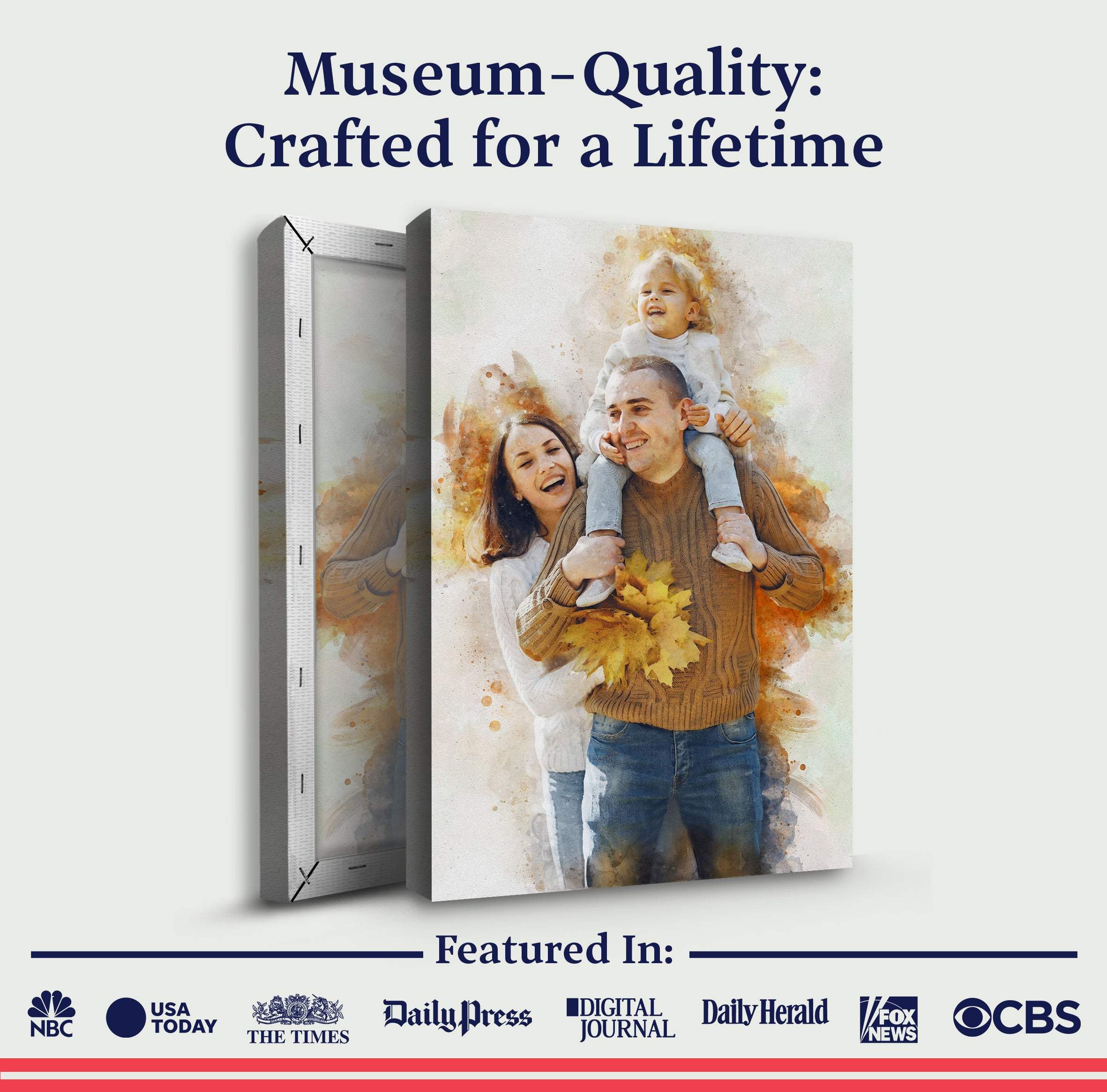 Custom Family Watercolor Portrait - Image 5