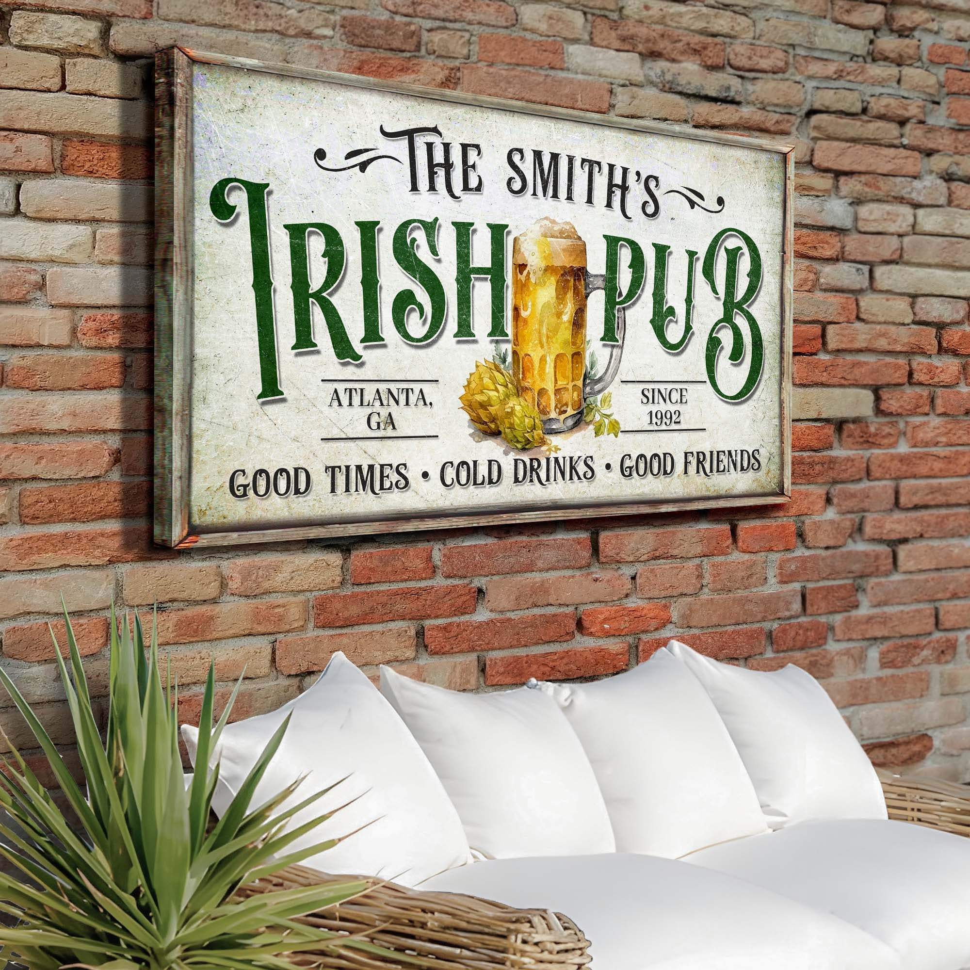 Custom Irish Pub Bar Sign II - Image 2