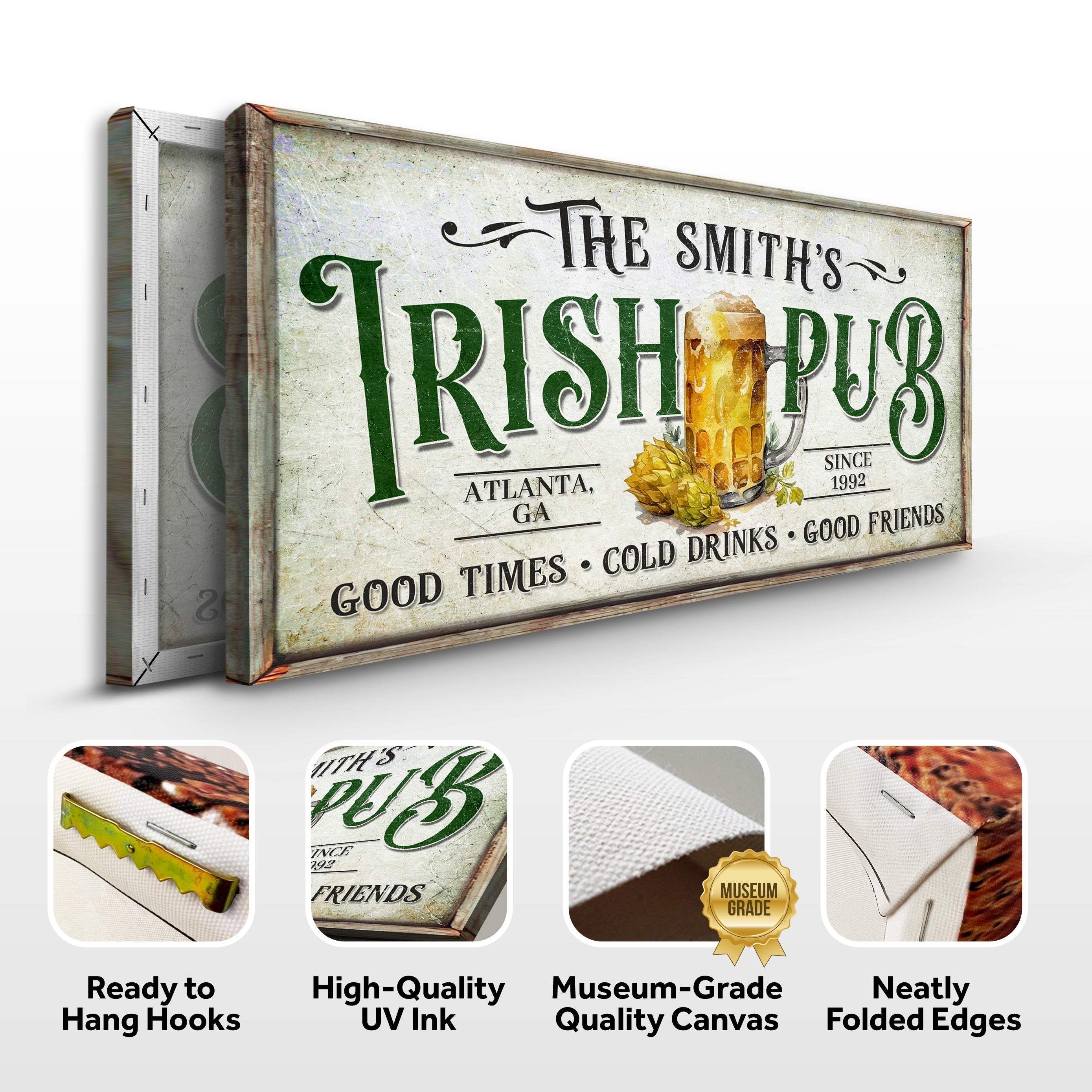 Custom Irish Pub Bar Sign II - Image 5
