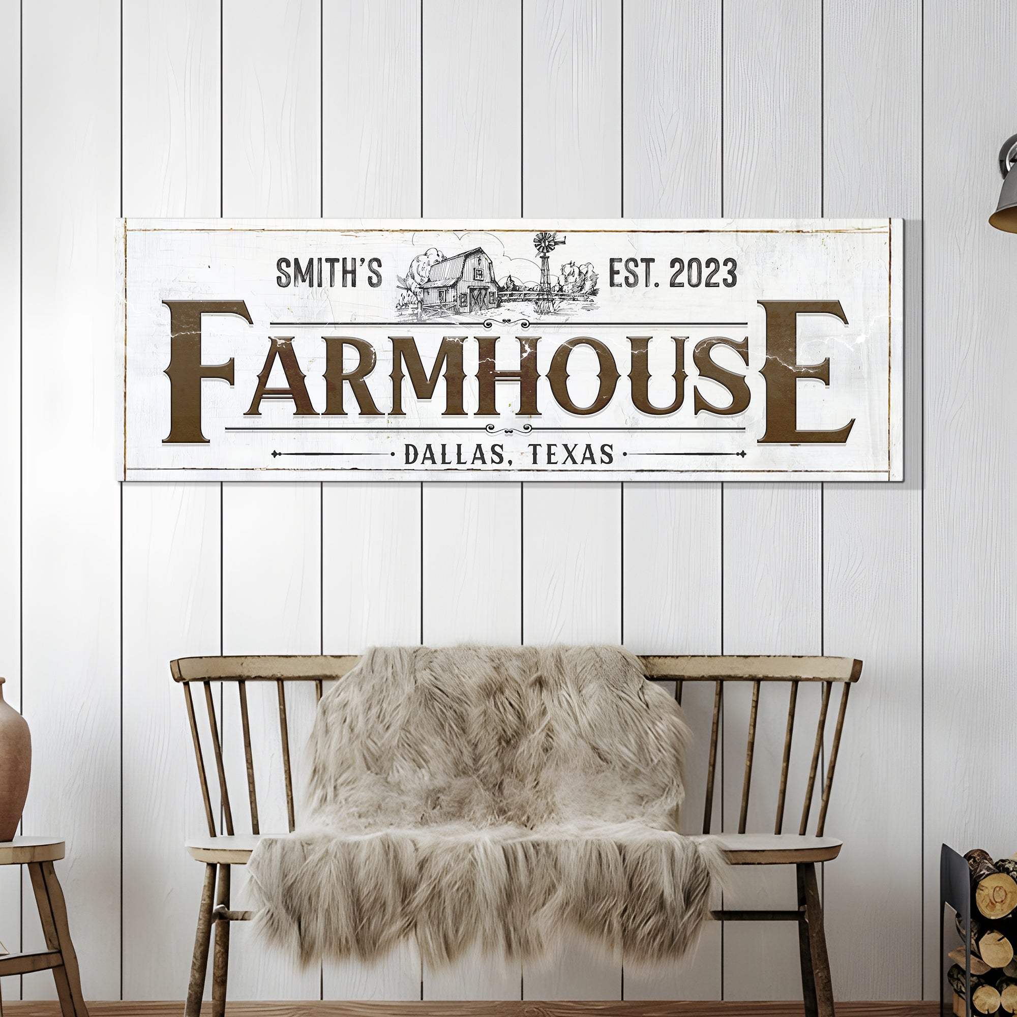 Custom Rustic Farmhouse Sign II - Image 3