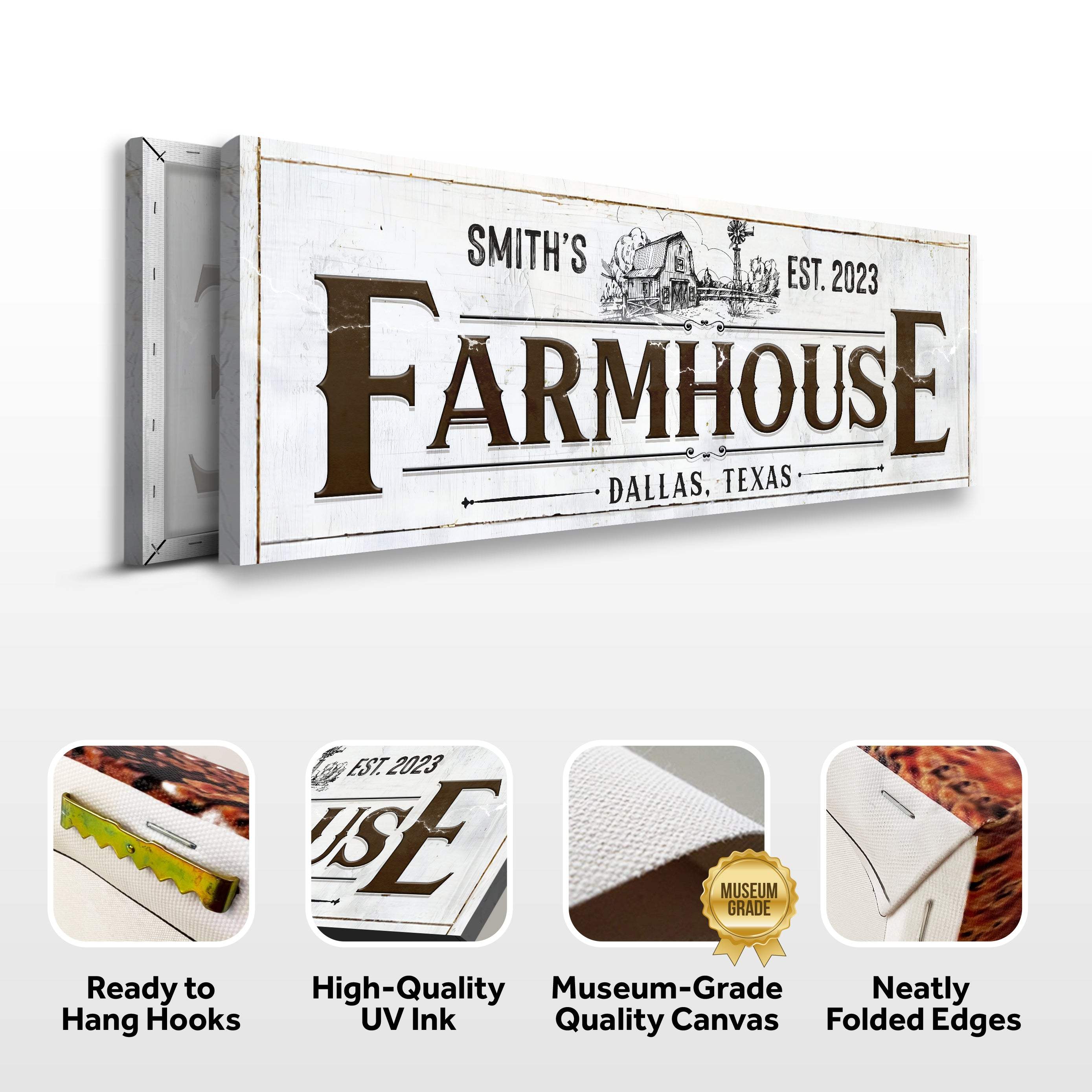 Custom Rustic Farmhouse Sign II - Image 4