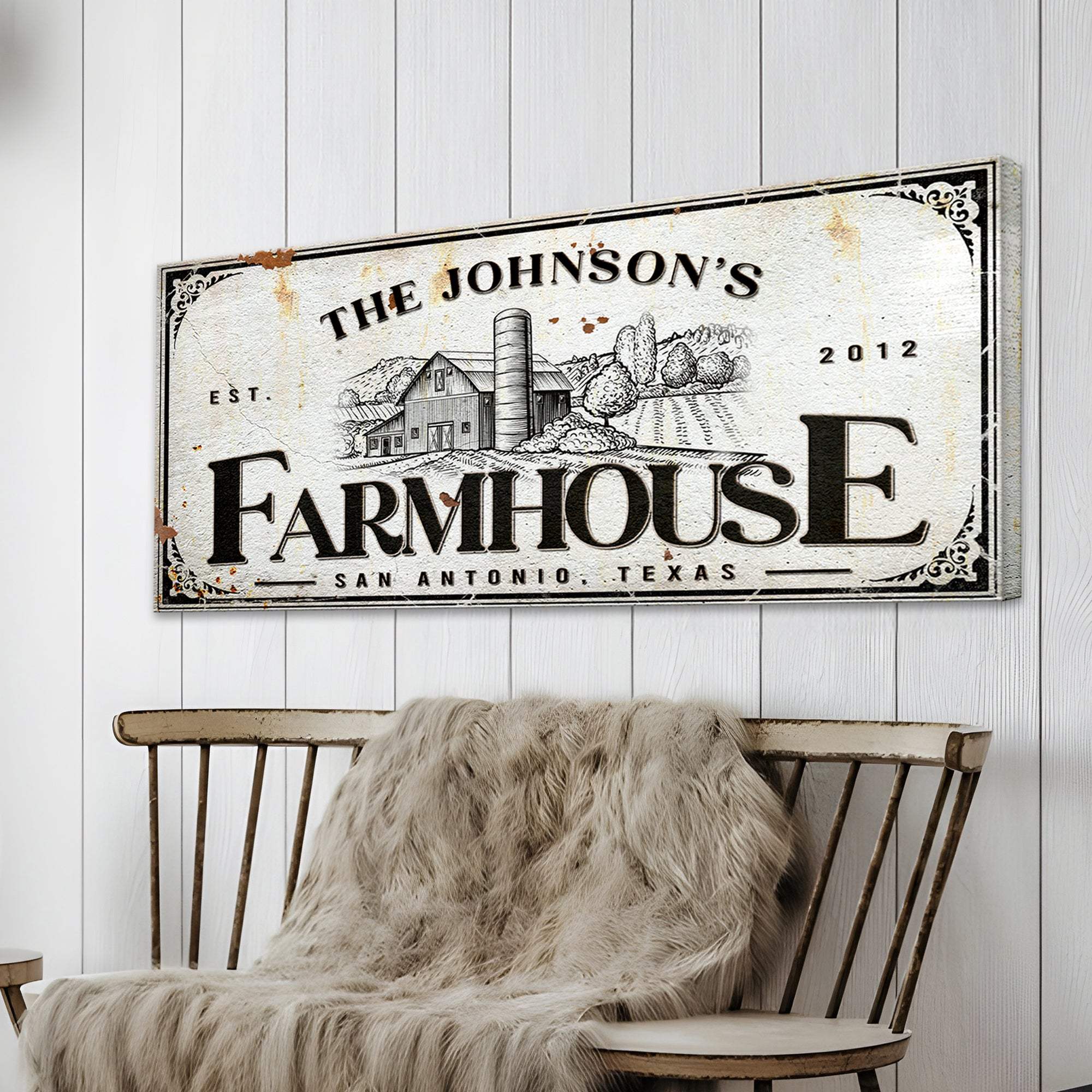 Custom Rustic Farmhouse Sign III - Image 2