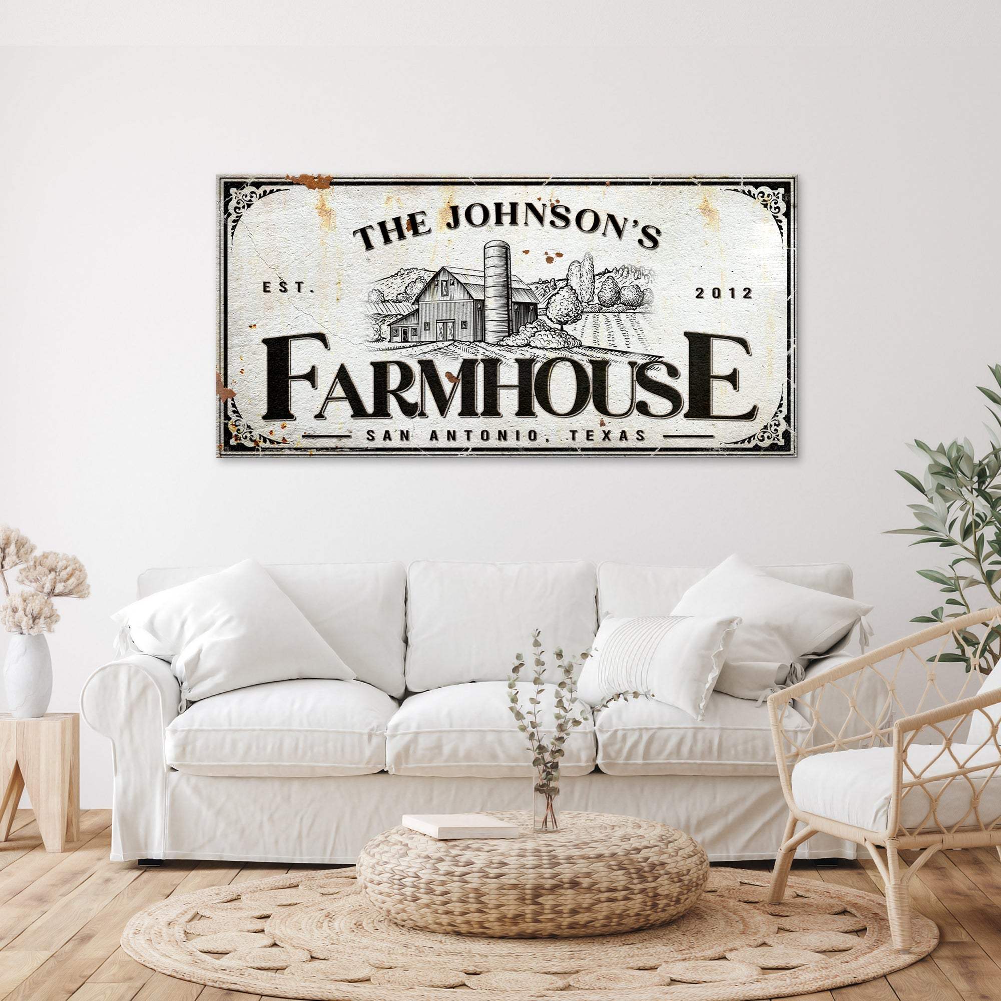 Custom Rustic Farmhouse Sign III - Image 3