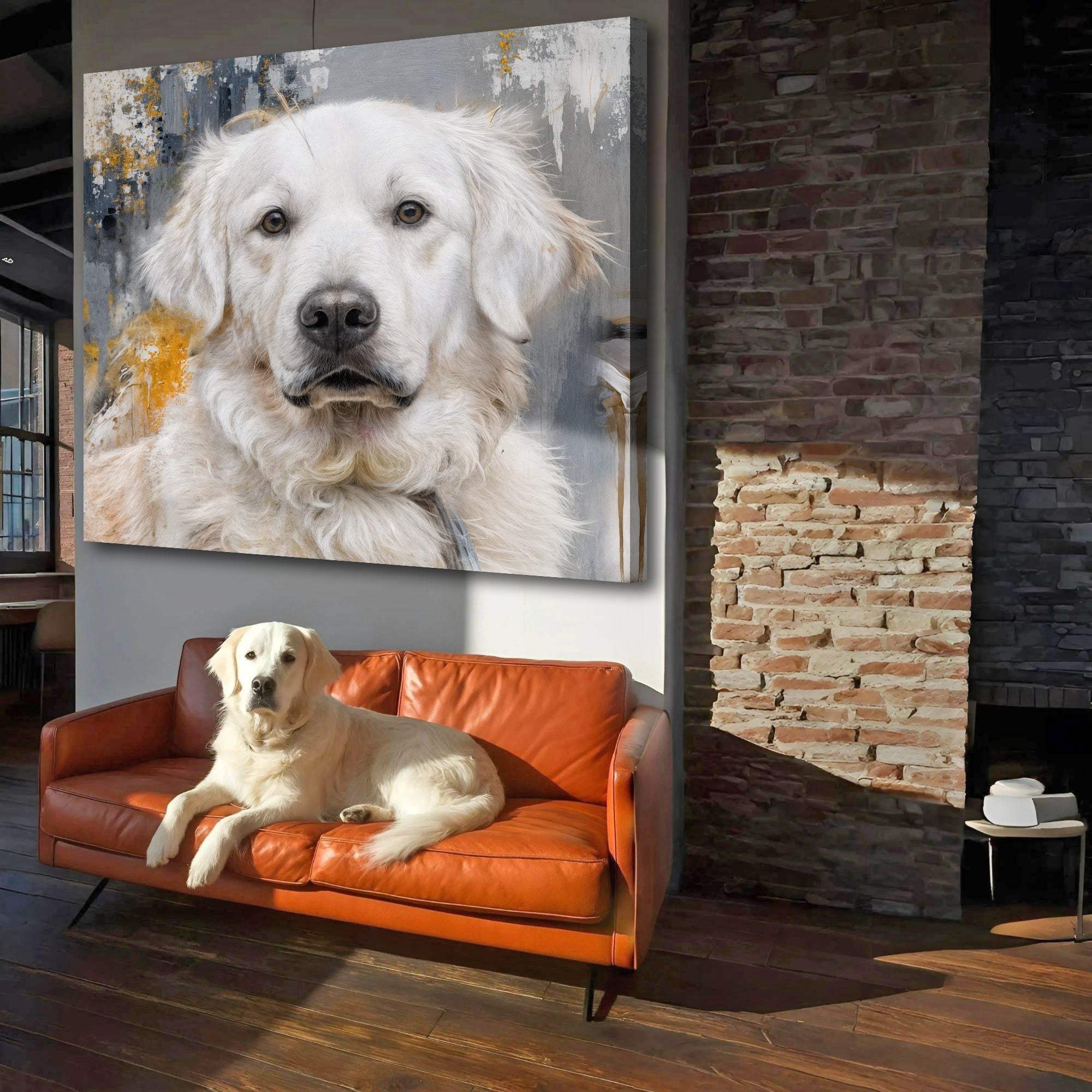 Customized Pet Portrait Abstract Wall Art - Image 2