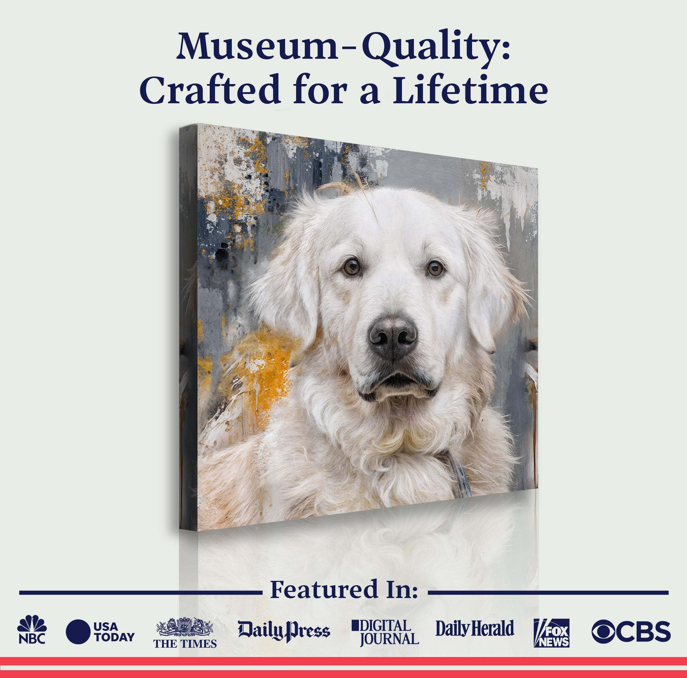 Customized Pet Portrait Abstract Wall Art - Image 6