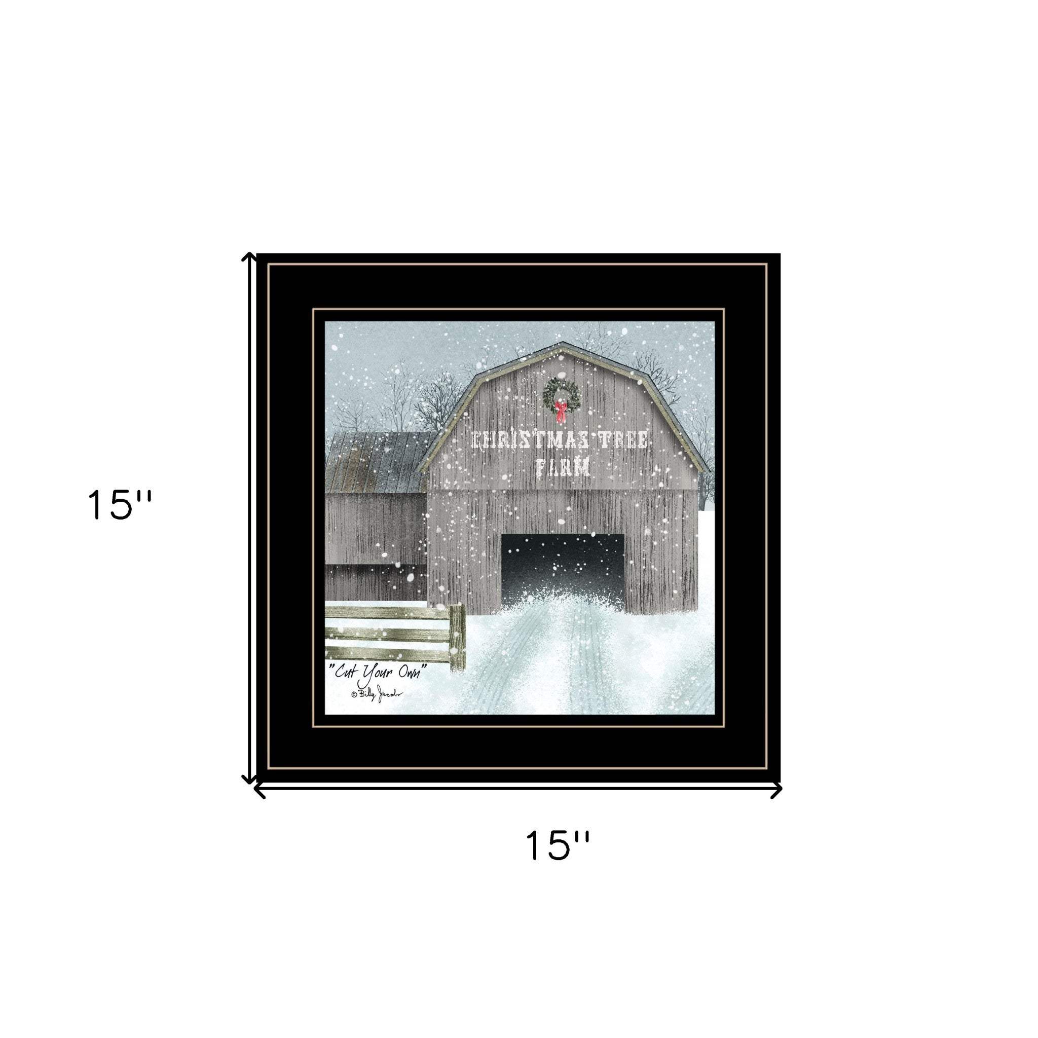 Cut Your Own 2 Black Framed Print Wall Art - Image 5