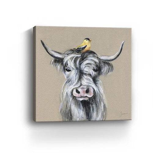 Cute Highland Cow Unframed Print Wall Art - Image 7