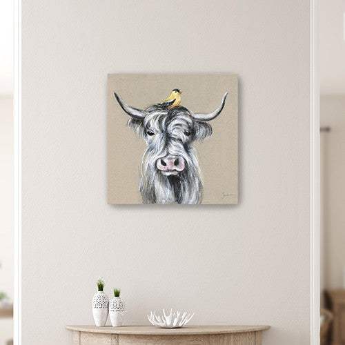 Cute Highland Cow Unframed Print Wall Art - Image 8