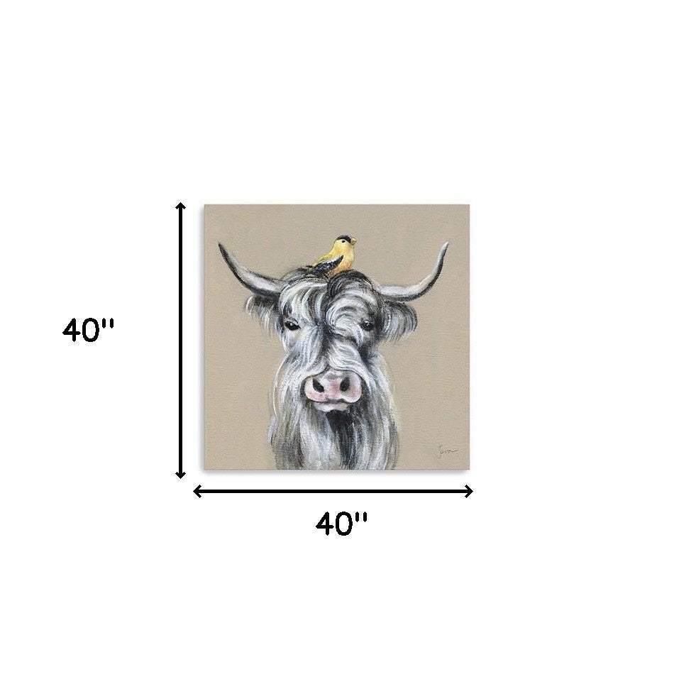 Cute Highland Cow Unframed Print Wall Art - Image 9