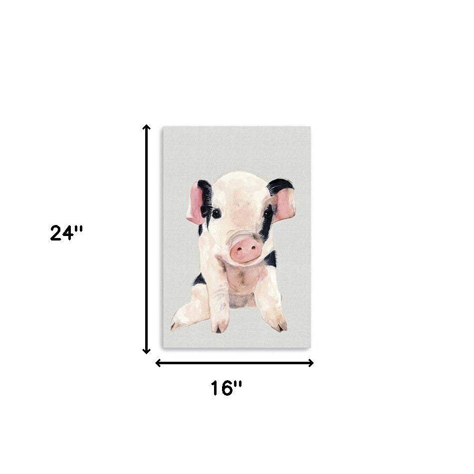 Cute Pink Piglet Unframed Print Wall Art - Image 5