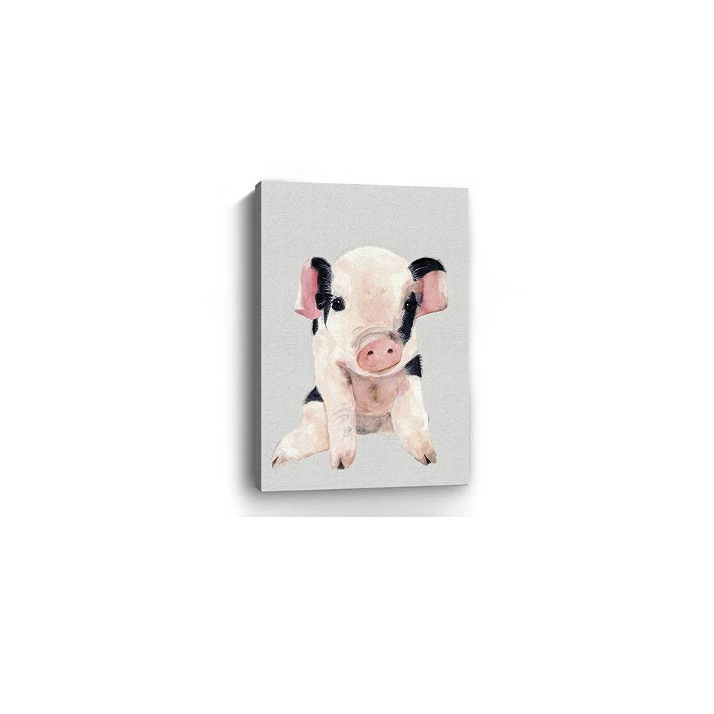Cute Pink Piglet Unframed Print Wall Art - Image 5