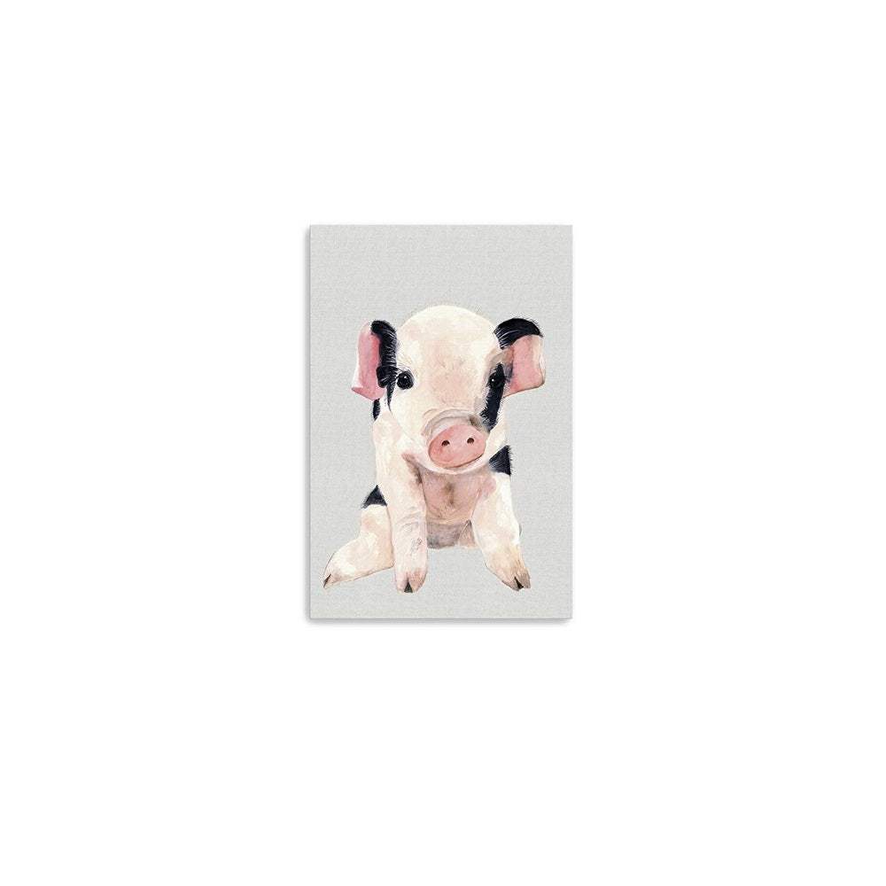 Cute Pink Piglet Unframed Print Wall Art - Image 6