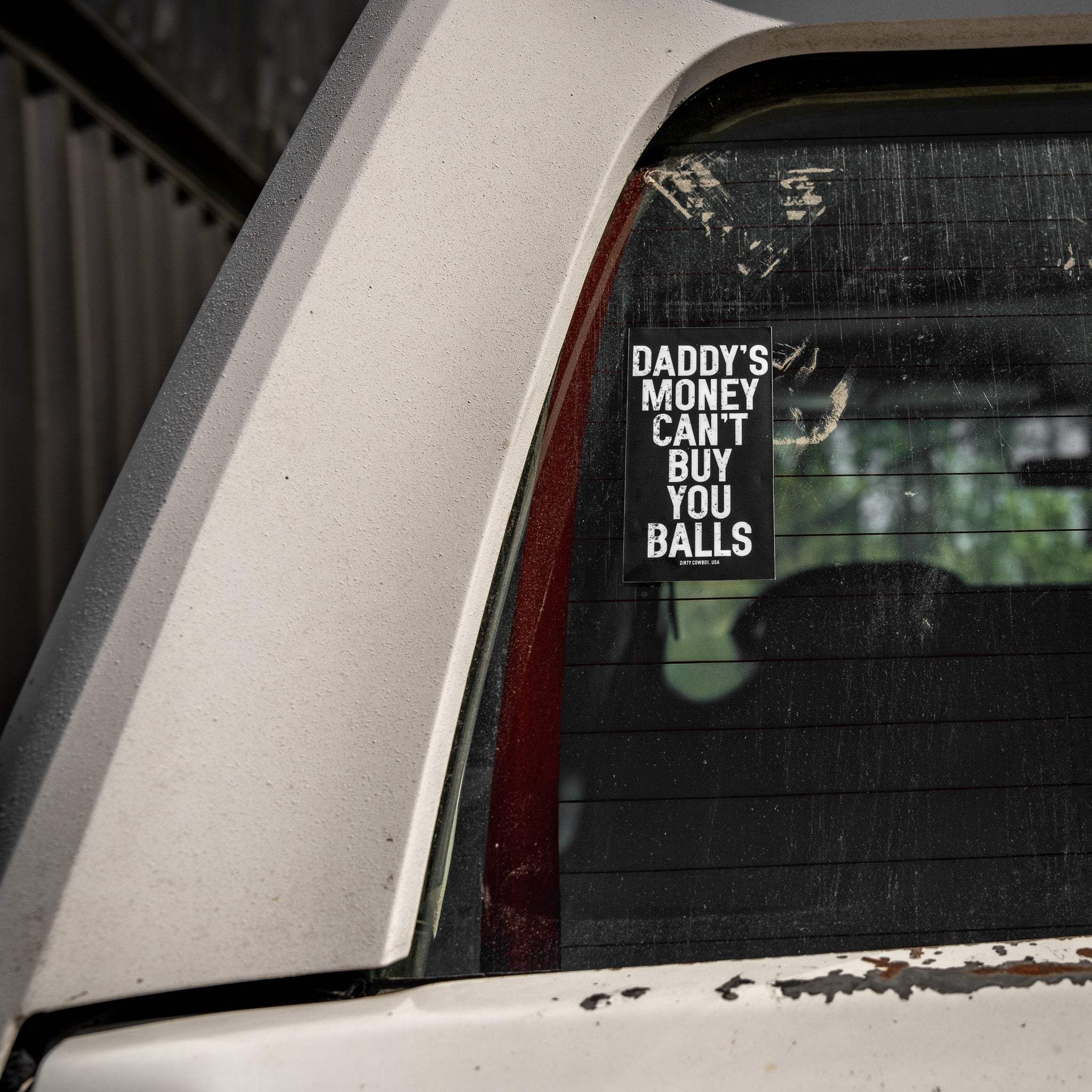 Daddy's Money Can't Buy You Balls Decal - Image 2