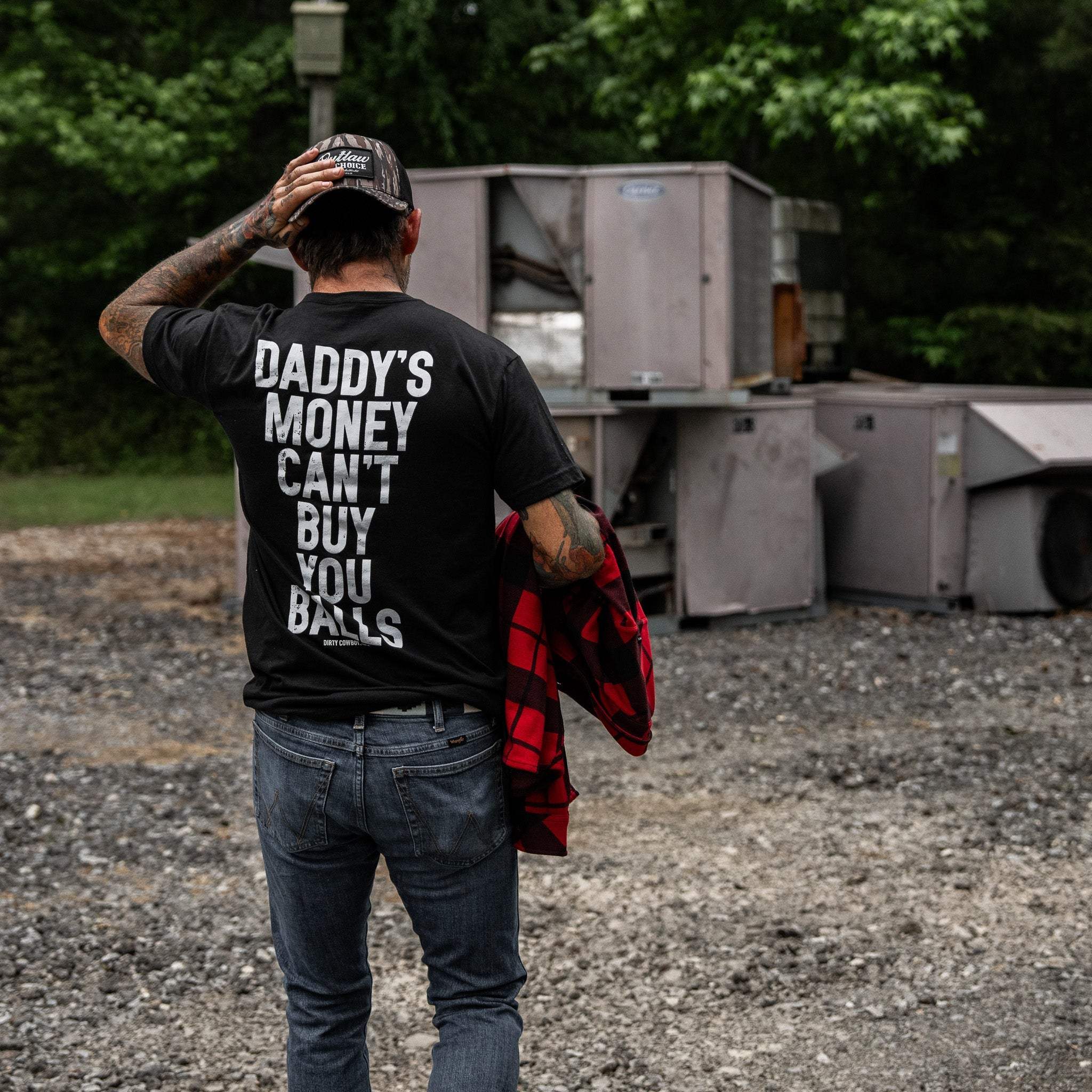 Daddy's Money Can't Buy You Balls Men's T-Shirt - Image 5