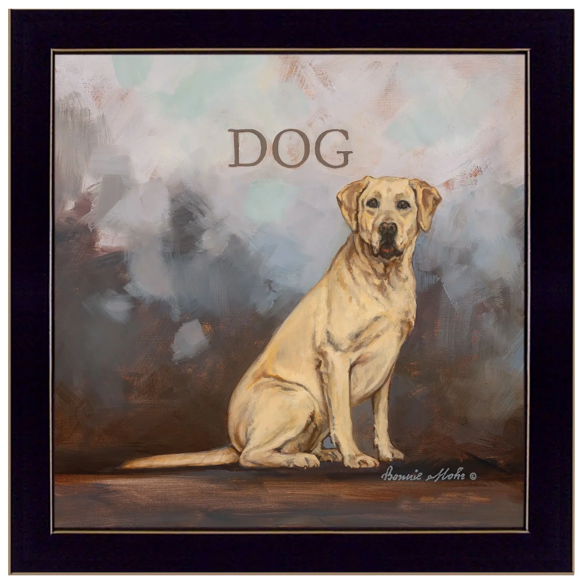 Dakota the Dog Black Framed Print Wall Art - Image 2