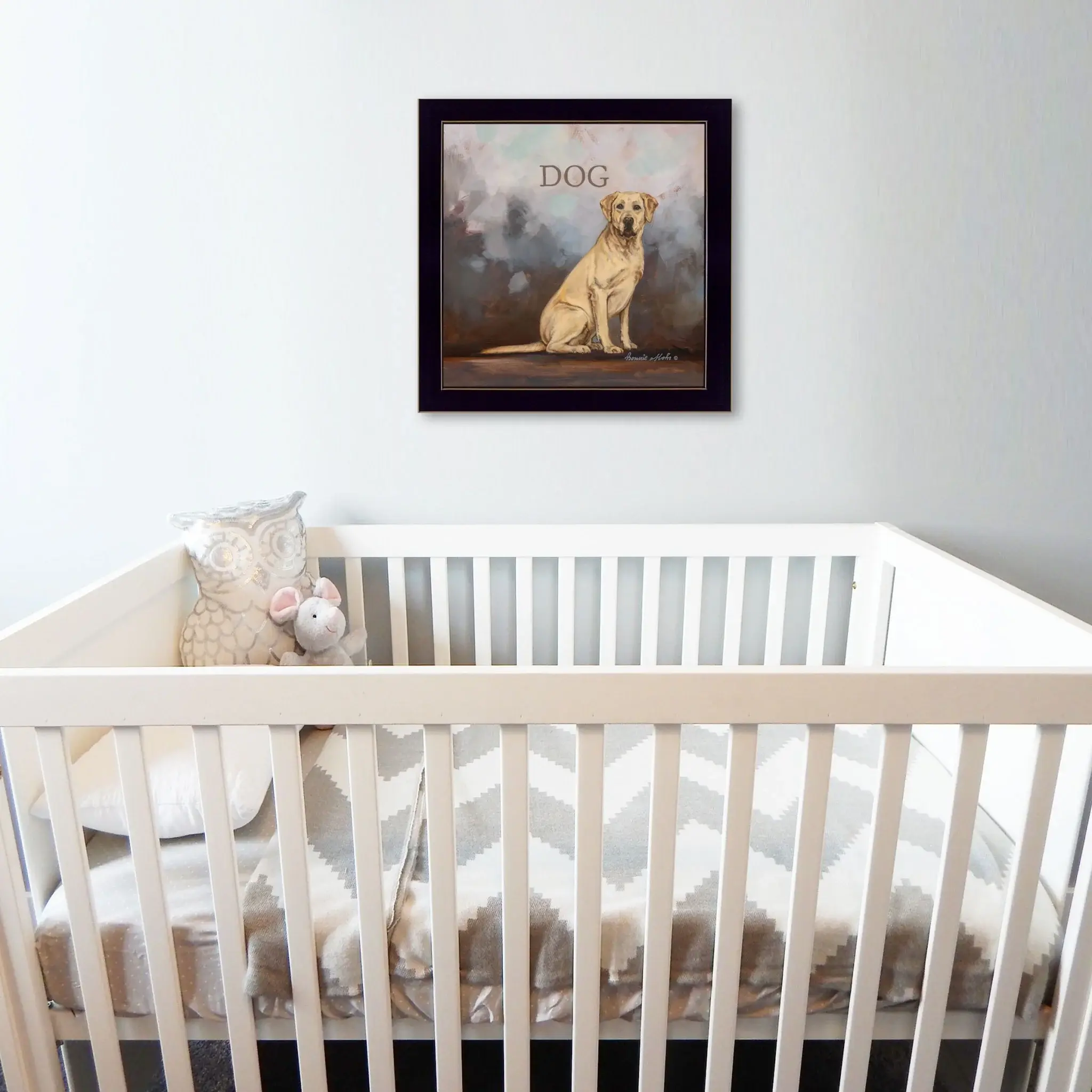 Dakota the Dog Black Framed Print Wall Art - Image 4