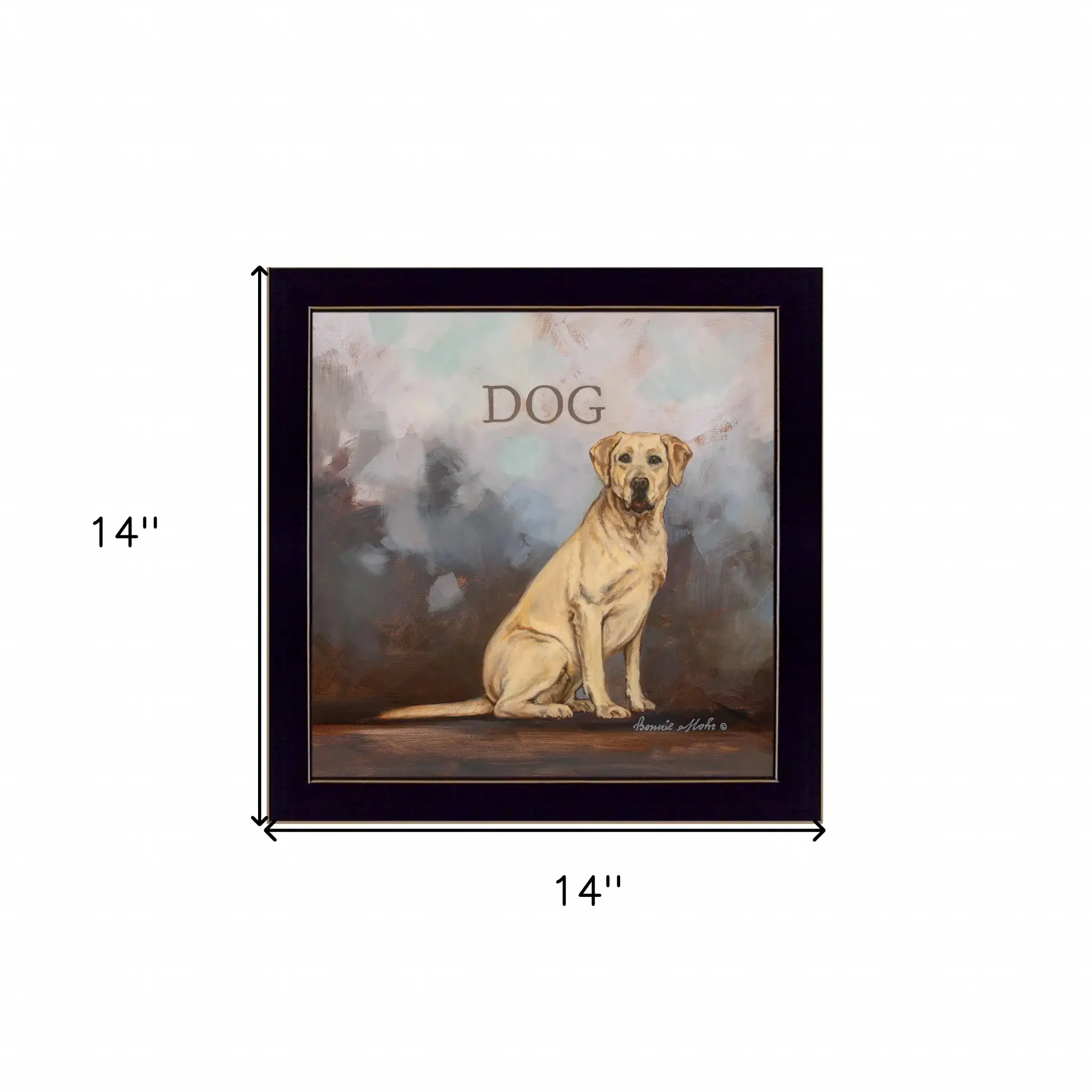 Dakota the Dog Black Framed Print Wall Art - Image 5