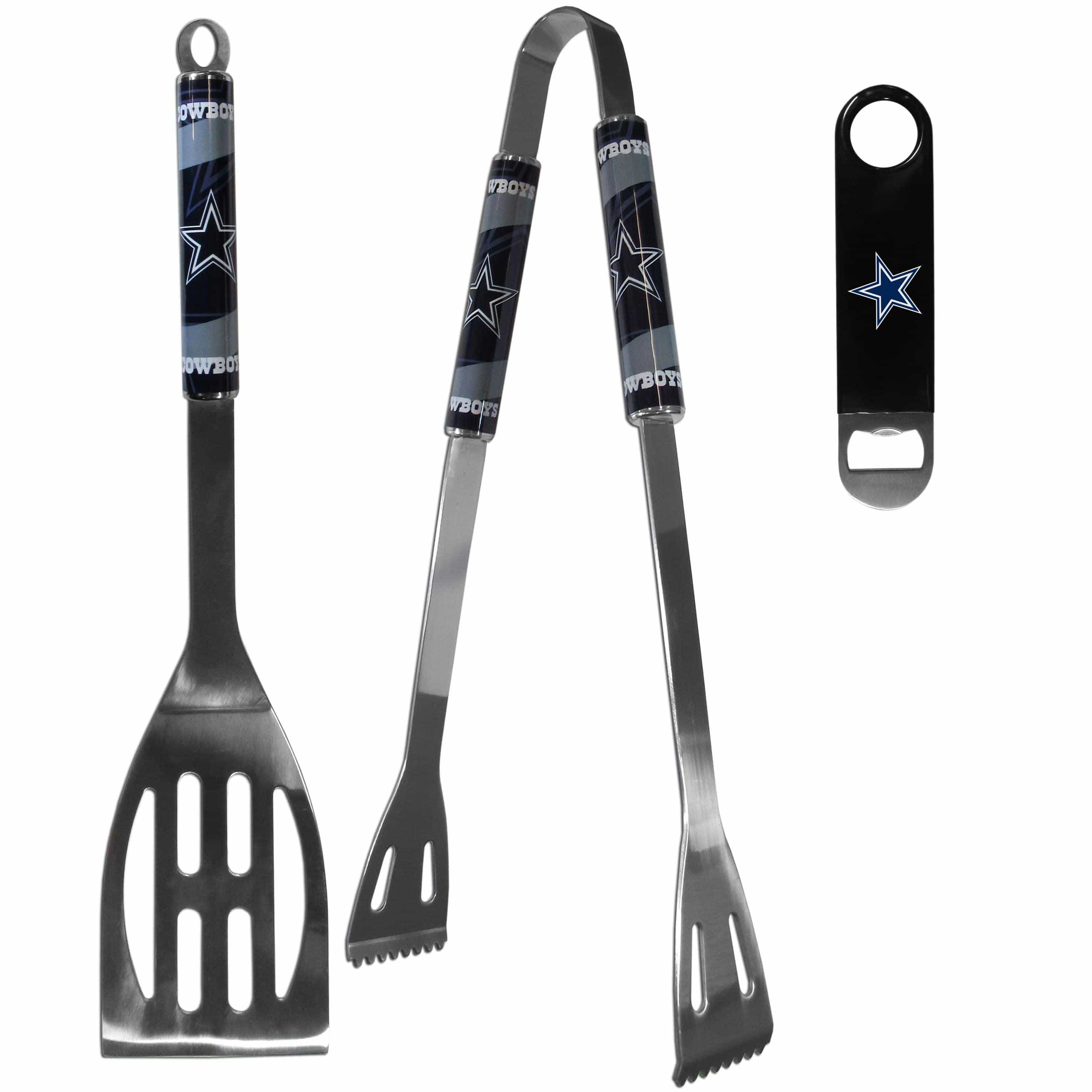 Dallas Cowboys 2 pc BBQ Set and Bottle Opener