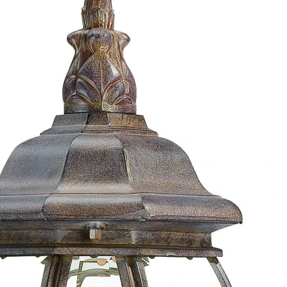 Dark Brown Glass Globe Wall Light - Image 4