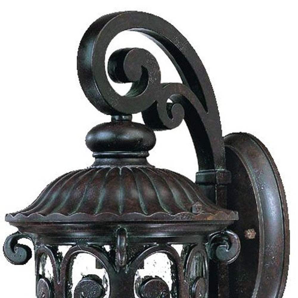 Dark Brown Hanging Goblet Wall Light - Image 4