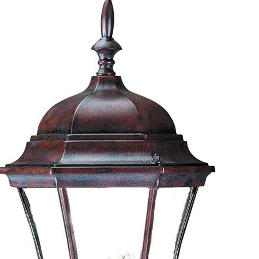 Dark Brown Ornamental Carousel Lantern Wall Light - Image 4