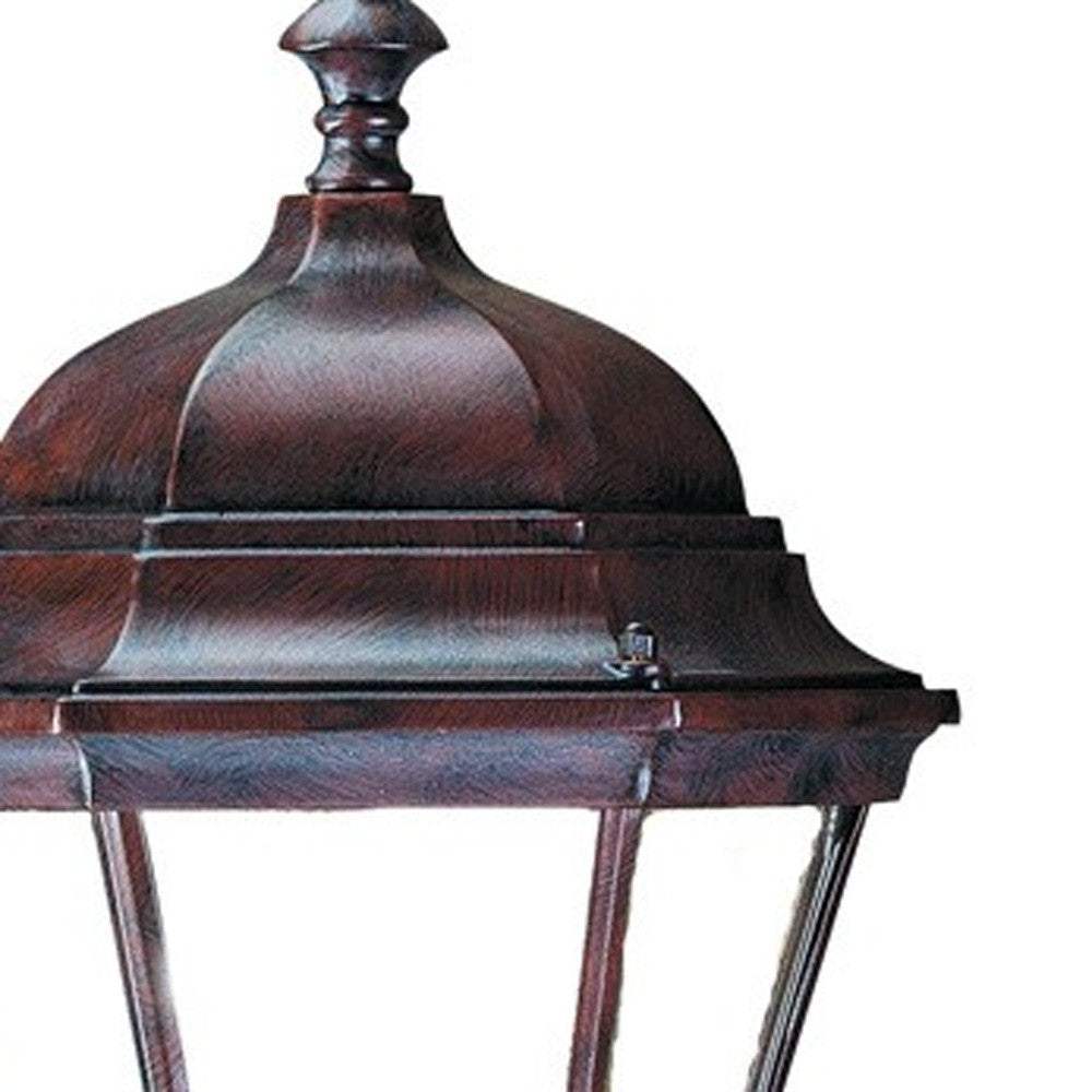 Dark Brown Ornamental Carousel Lantern Wall Light - Image 5