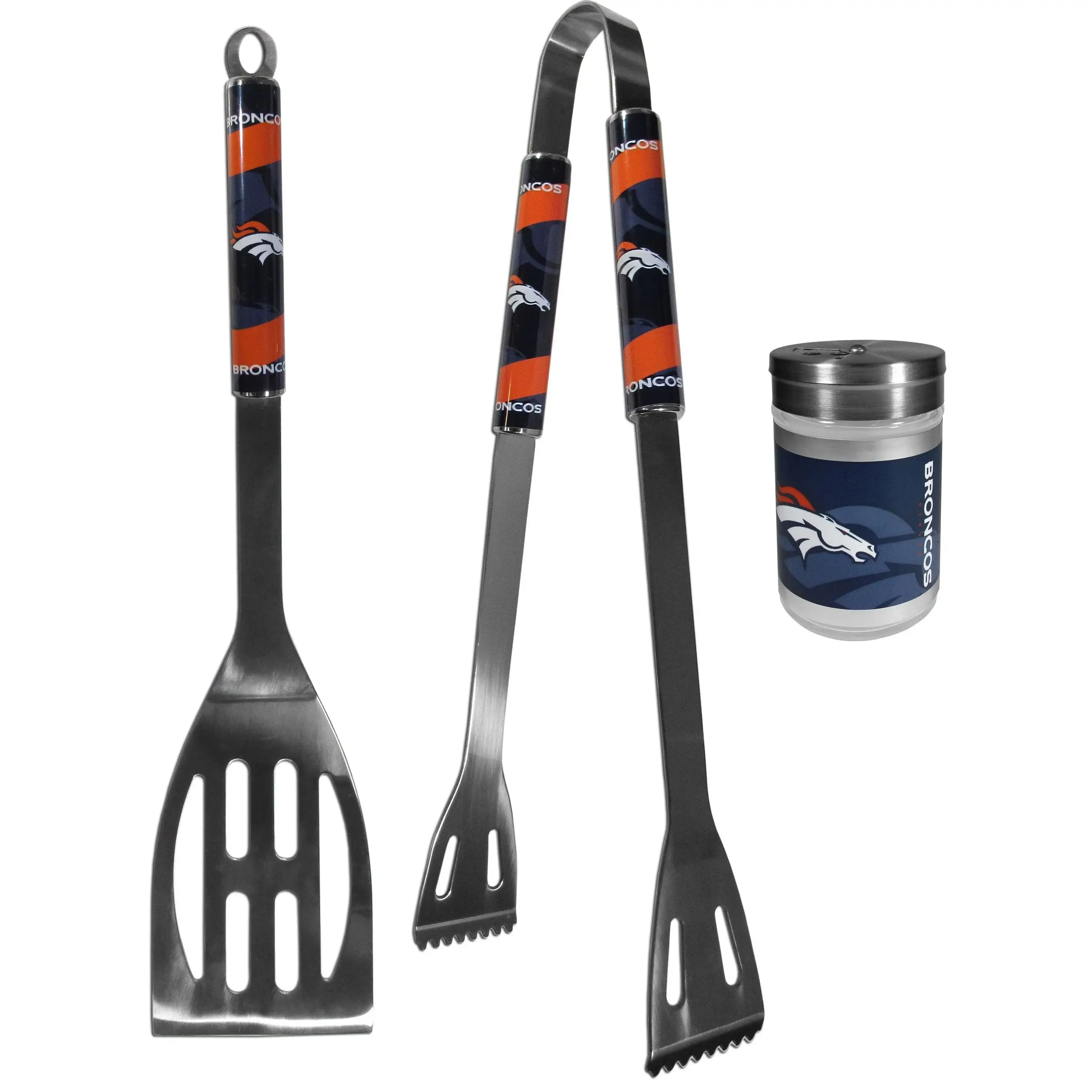 Denver Broncos 2pc BBQ Set with Season Shaker