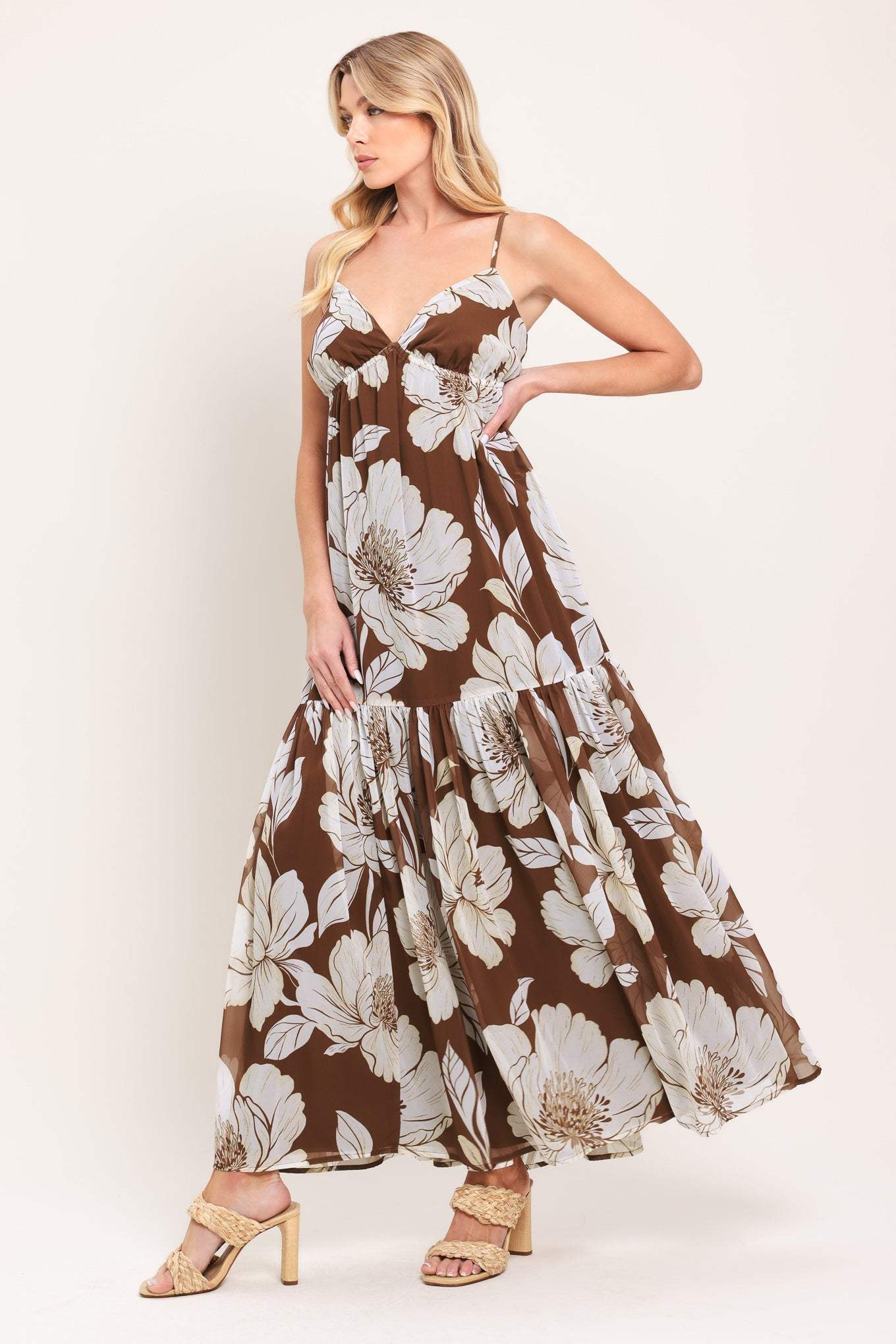 DESERT BLOOM WOVEN MAXI DRESS - Image 4