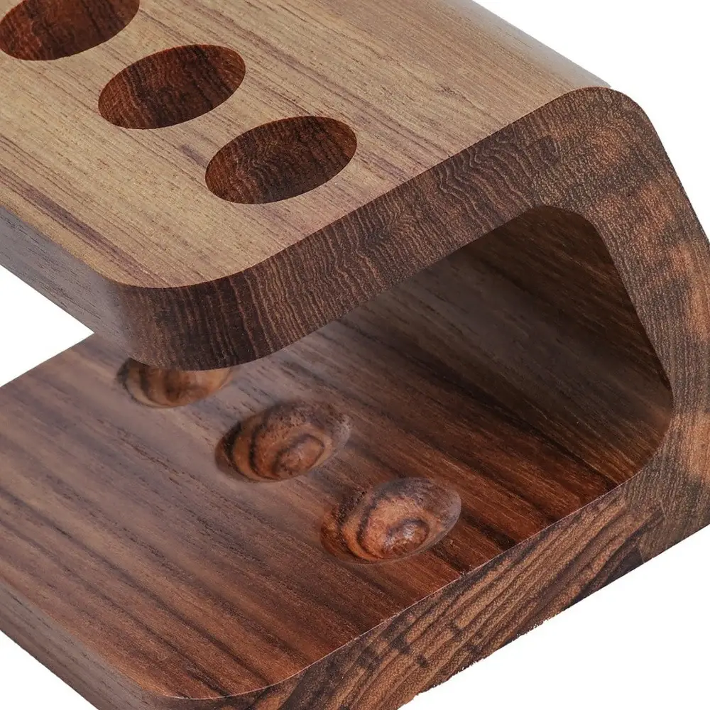 Designer Genuine Teak Toothbrush Holder - Image 6