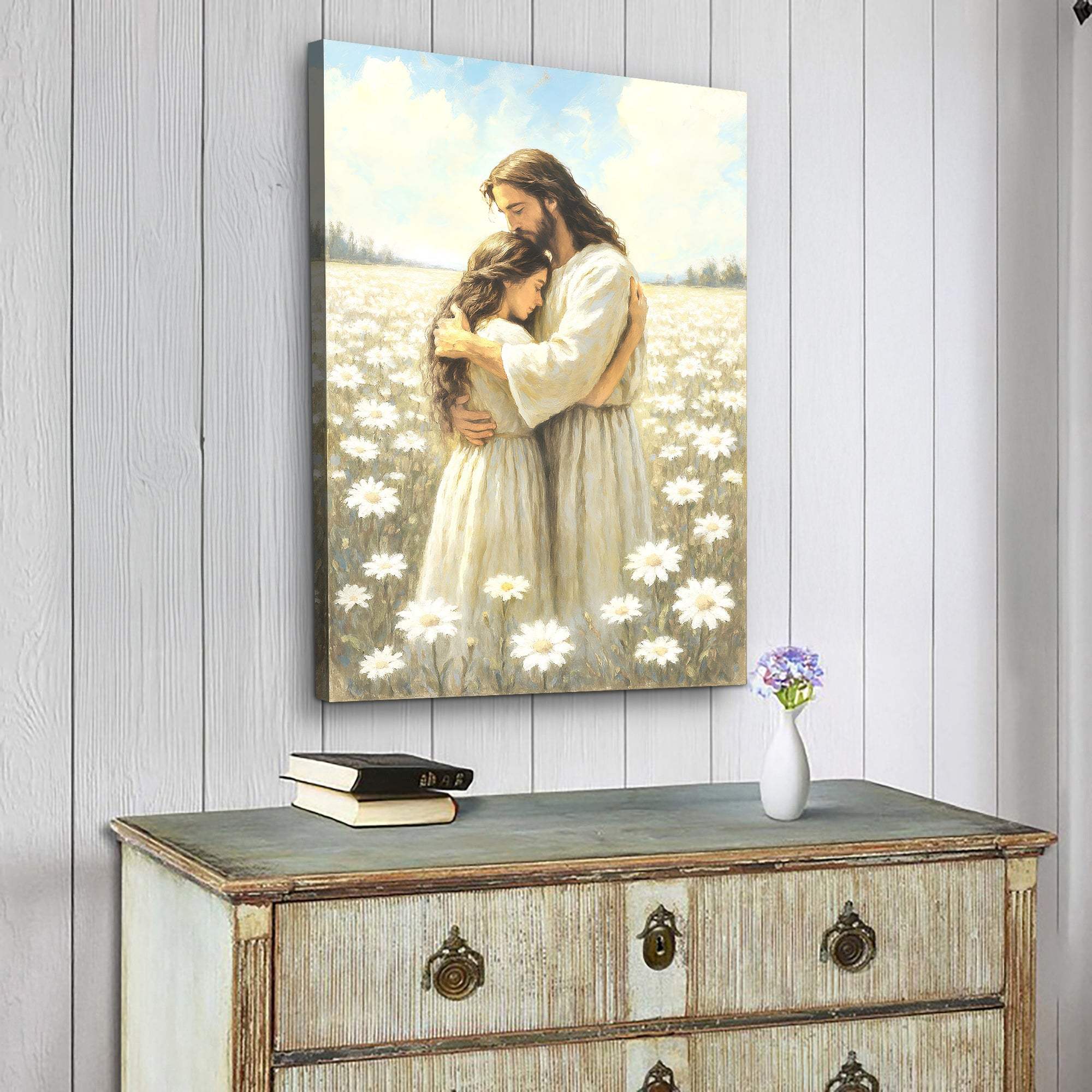 Divine Embrace of Grace Faith Wall Art - Image 2